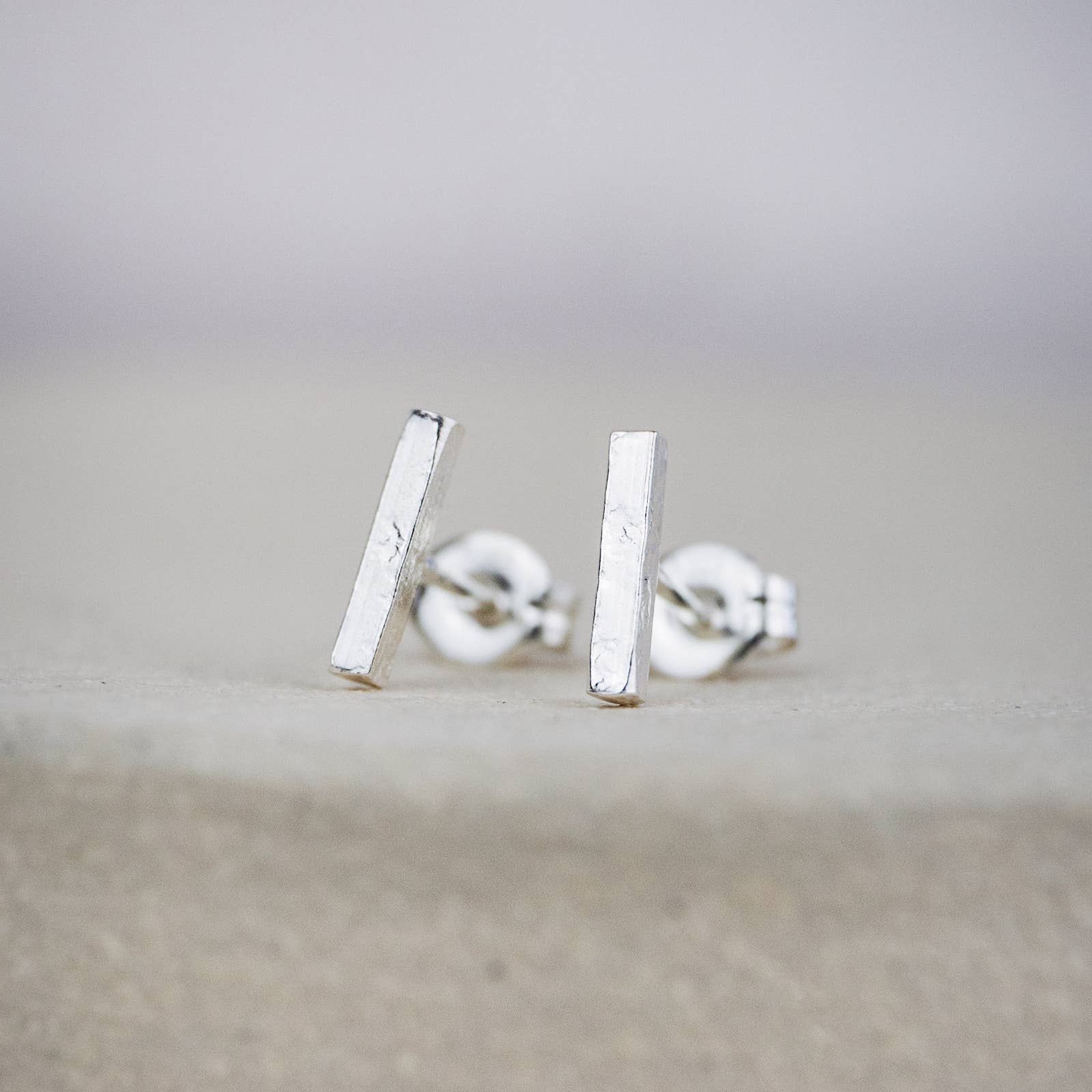 Sterling Silver Mini Stick Studs