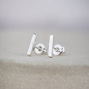 Sterling Silver Mini Stick Studs