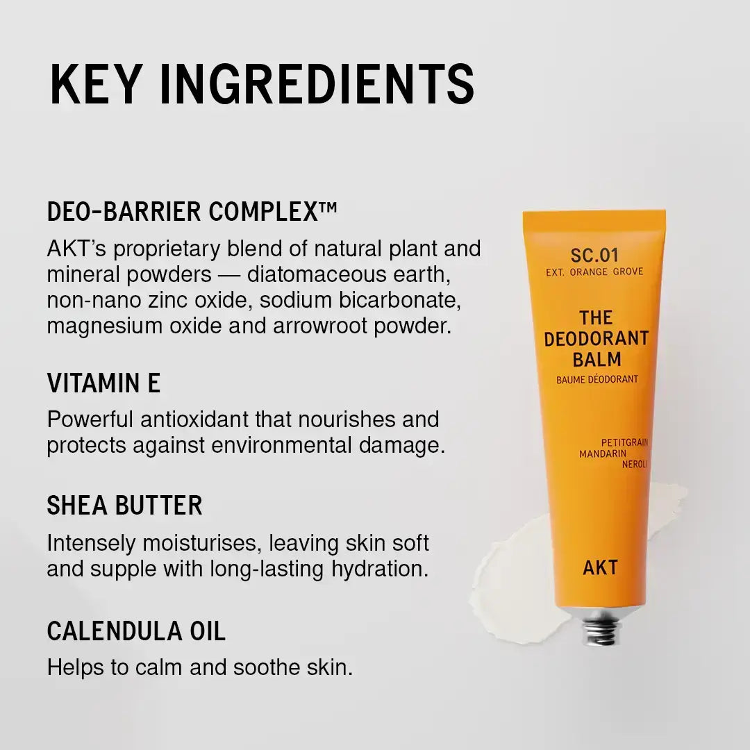 The Deodorant Balm SC.01 Orange Grove - Aluminum-Free, Vegan