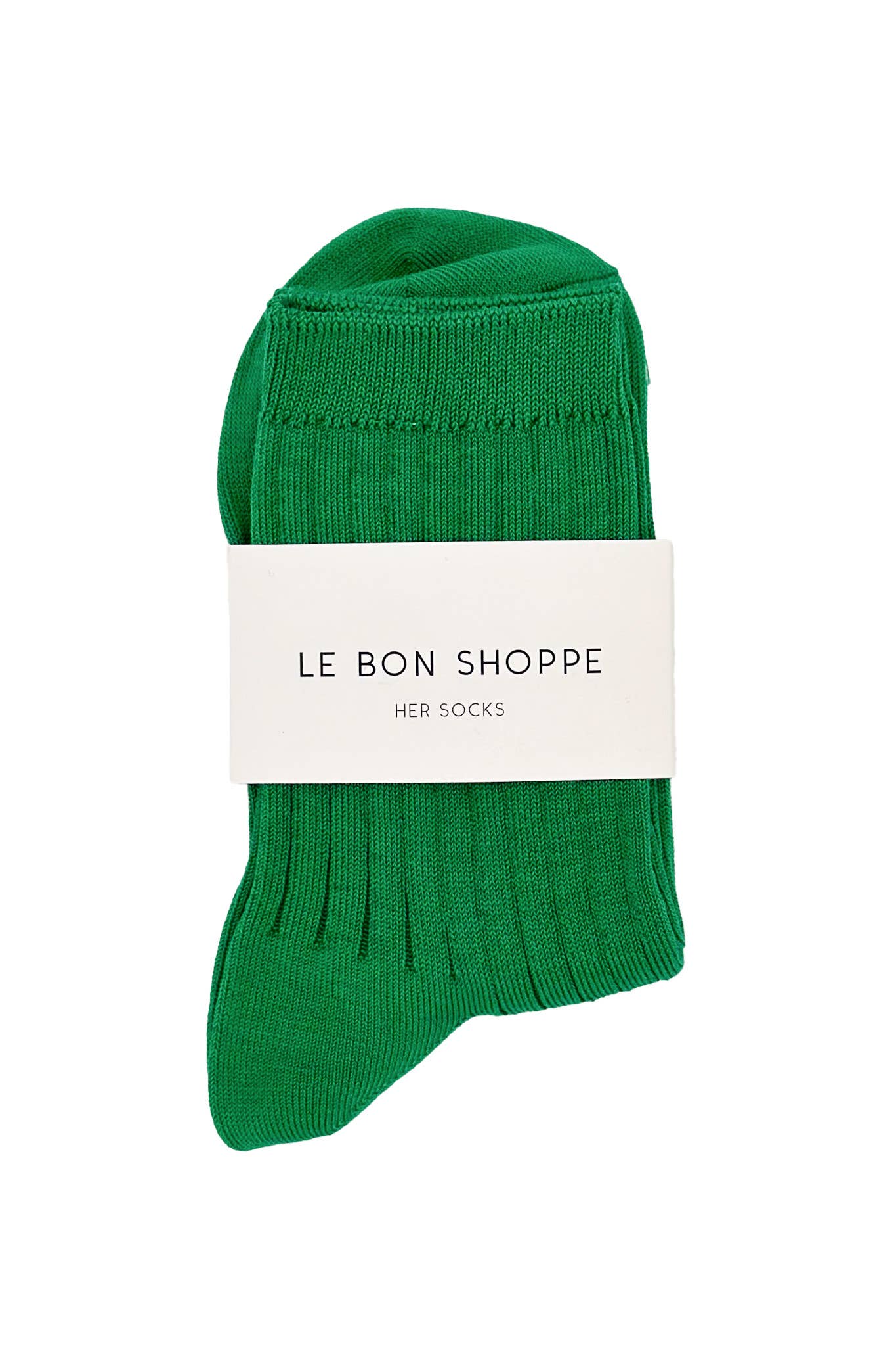 Her Socks - Mercerized Combed Cotton Rib: Peacock