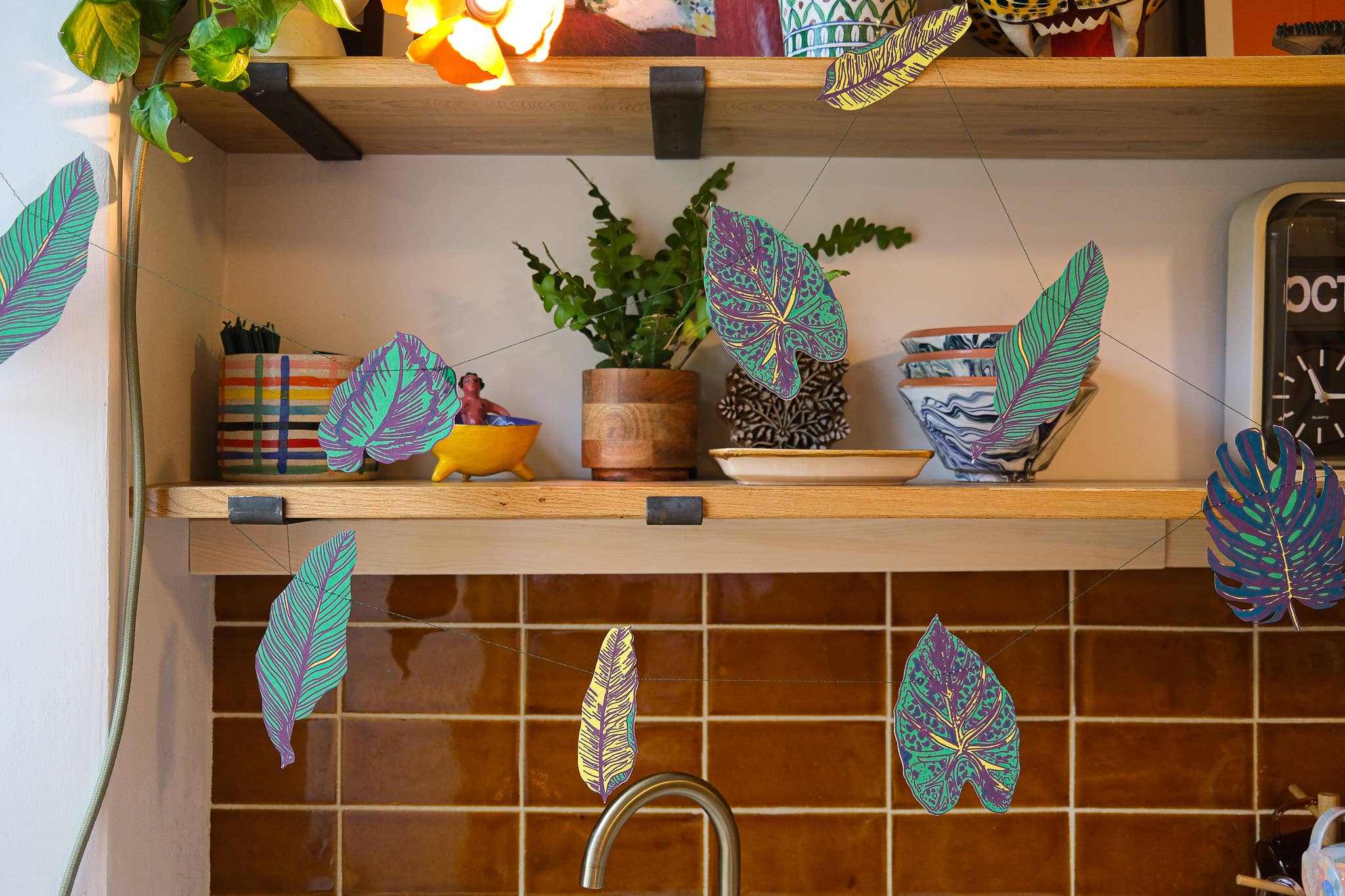 Leaves Sewn Garland