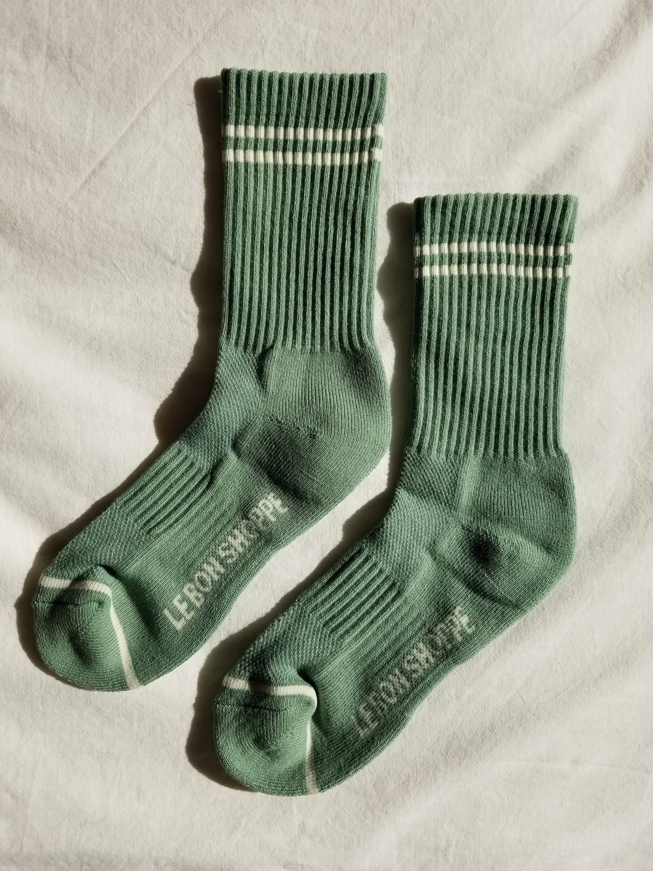 Boyfriend Socks: Blue Grey