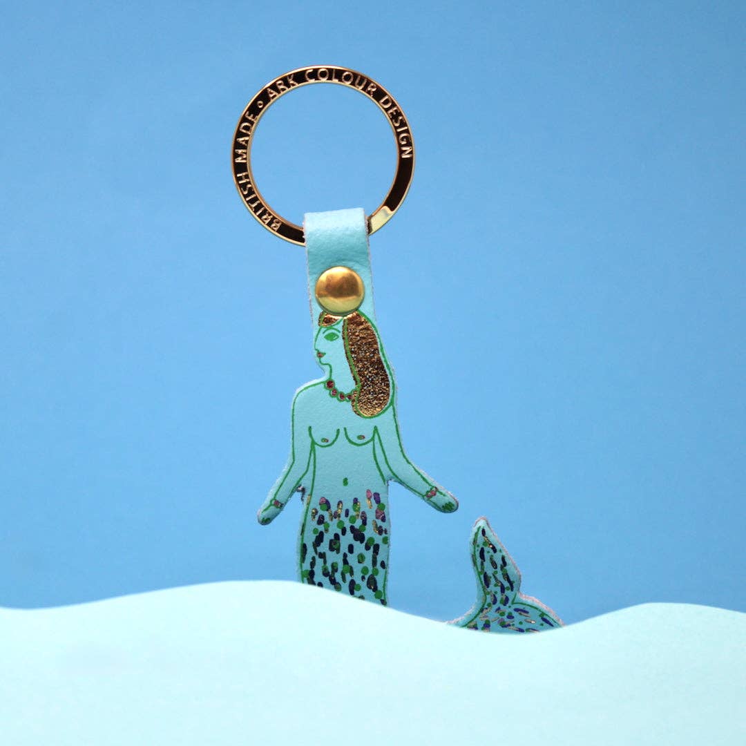Mermaid Key Fob: Turquoise