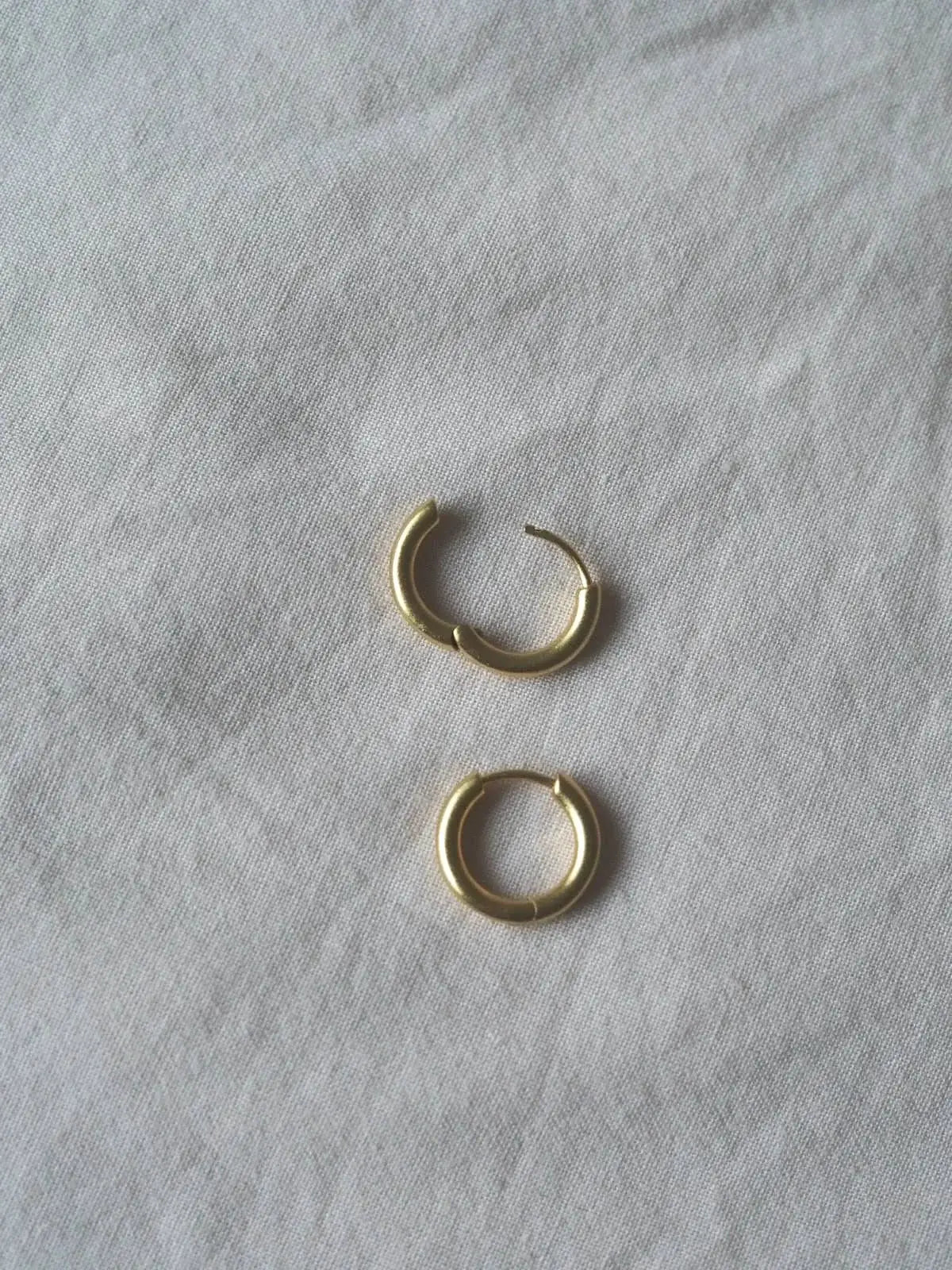 Clam Shell Gold Charm Earrings