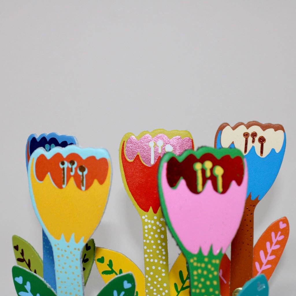 Tulip Key Fob: Turquoise
