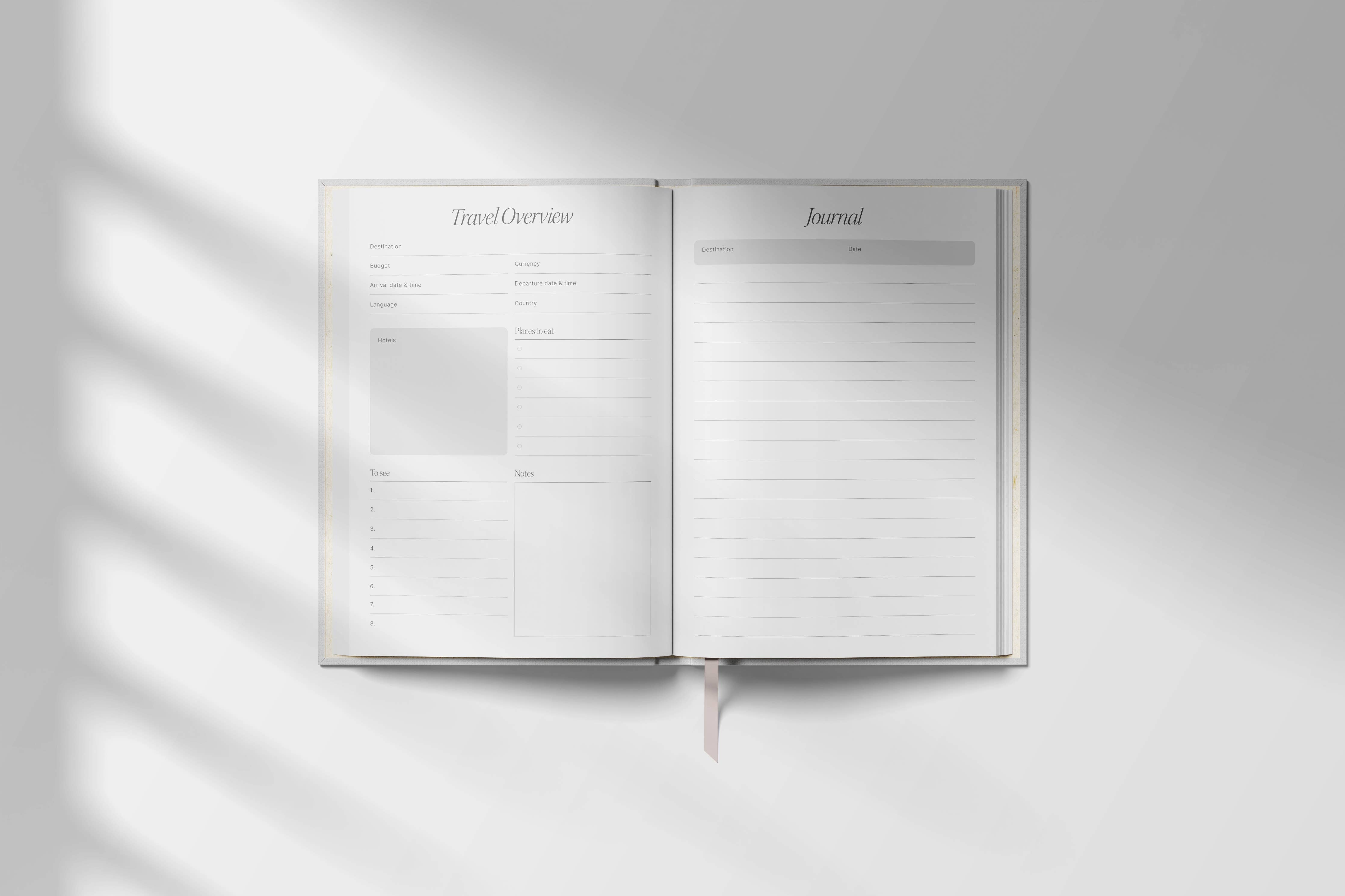 Travel Planner - A5 Hardback - Mountain Escape