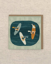 Paddleboarding Greetings Card
