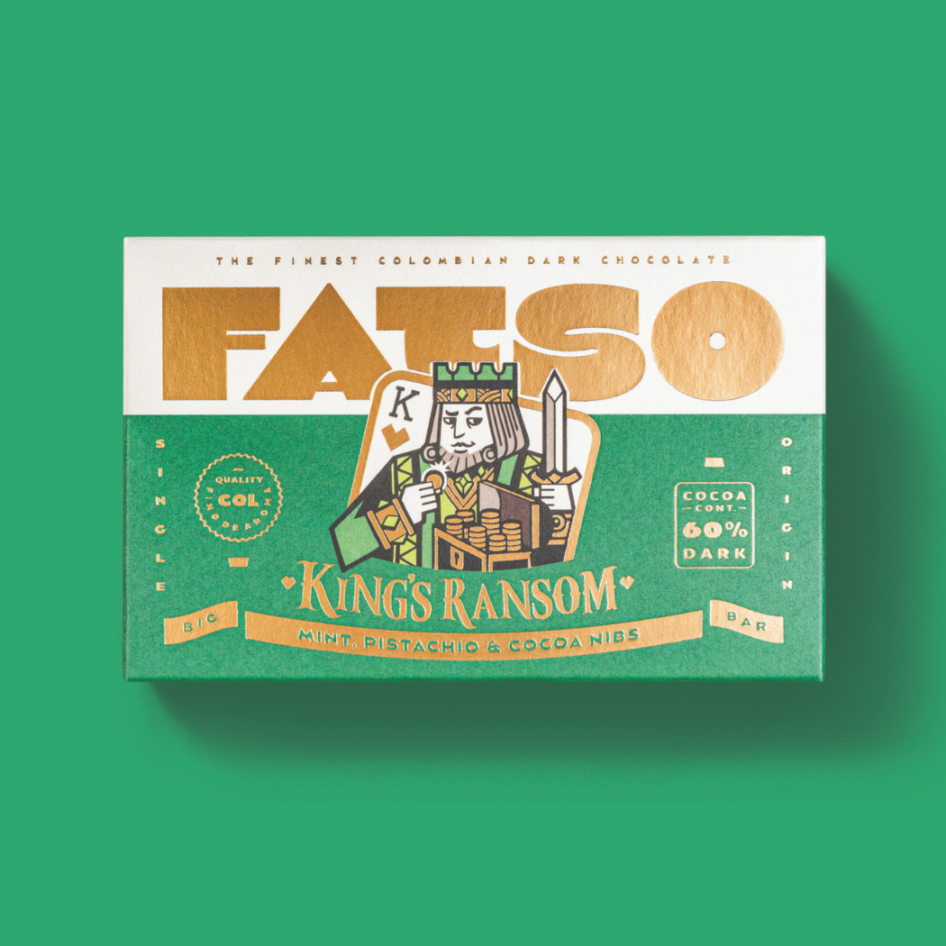 KING'S RANSOM 150g- 60% Dark chocolate vegan chunky bar