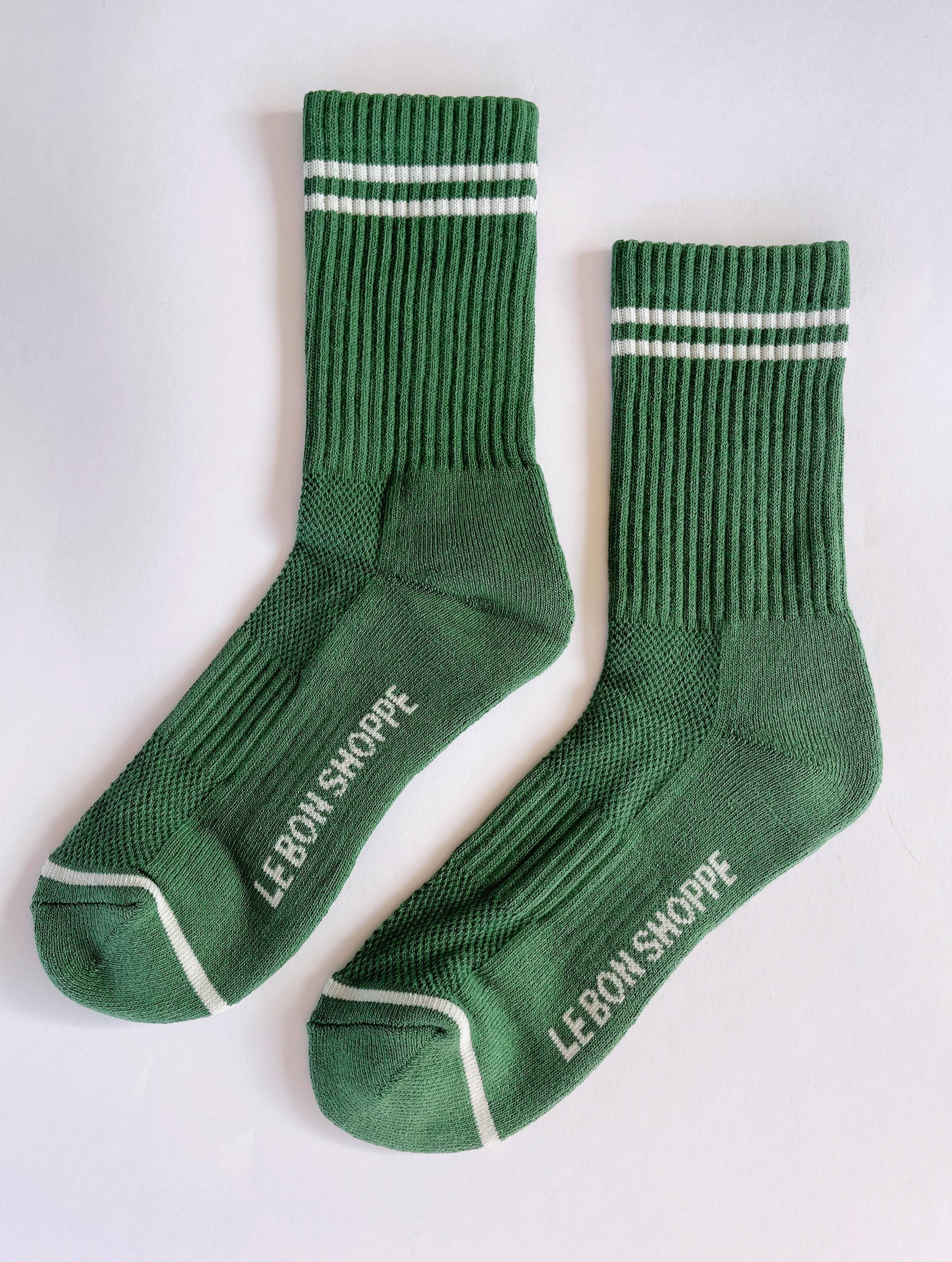 Boyfriend Socks: Blue Grey
