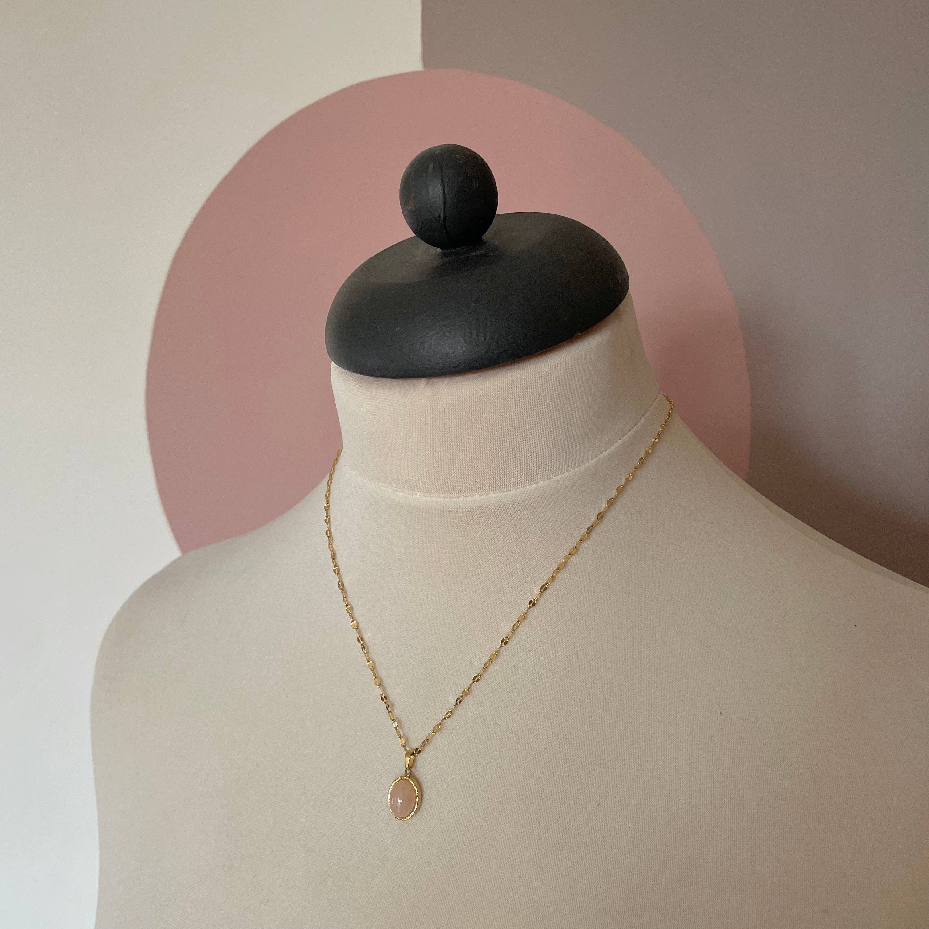 Everyday Rose Quartz Necklace