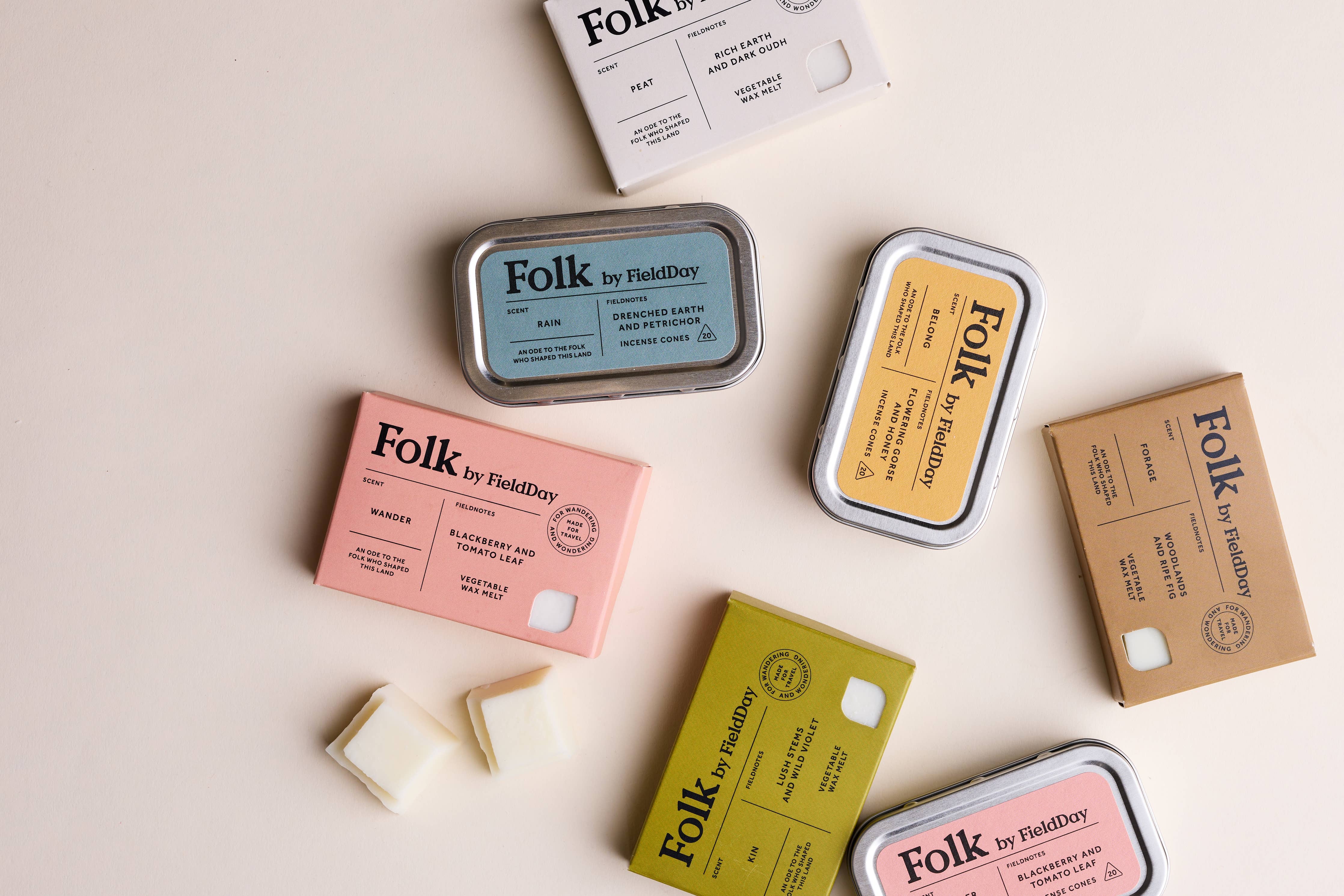 Peat Vegetable Wax Folk Wax Melt