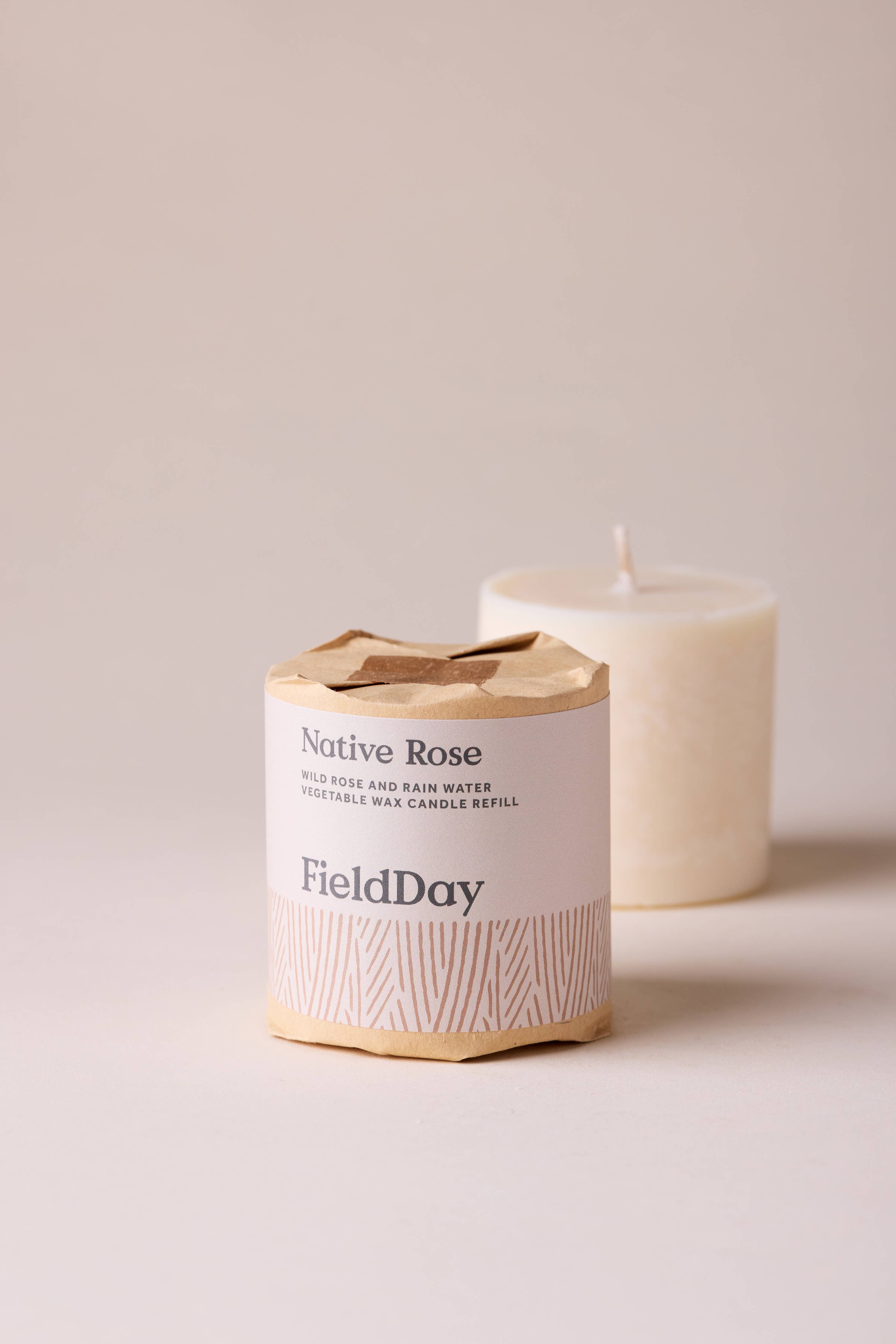 Native Rose Classic Vegetable Wax Stoneware Candle Refill