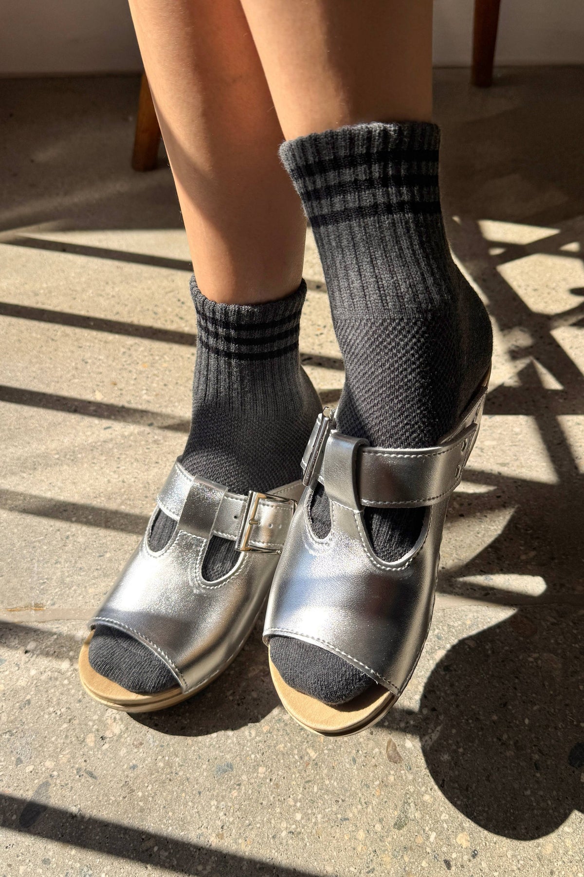 Girlfriend Socks : Navy
