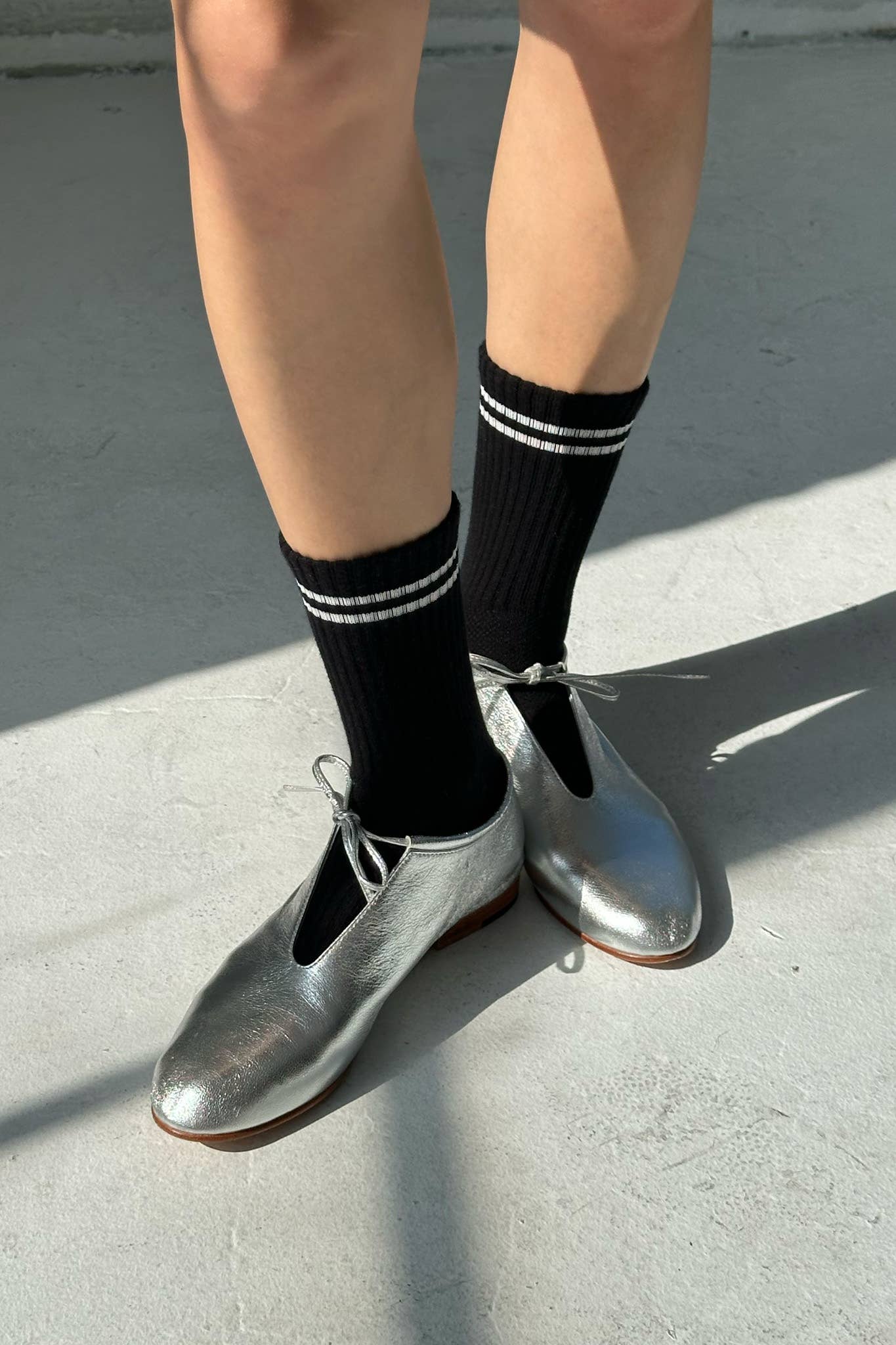 Boyfriend Socks: Blue Grey