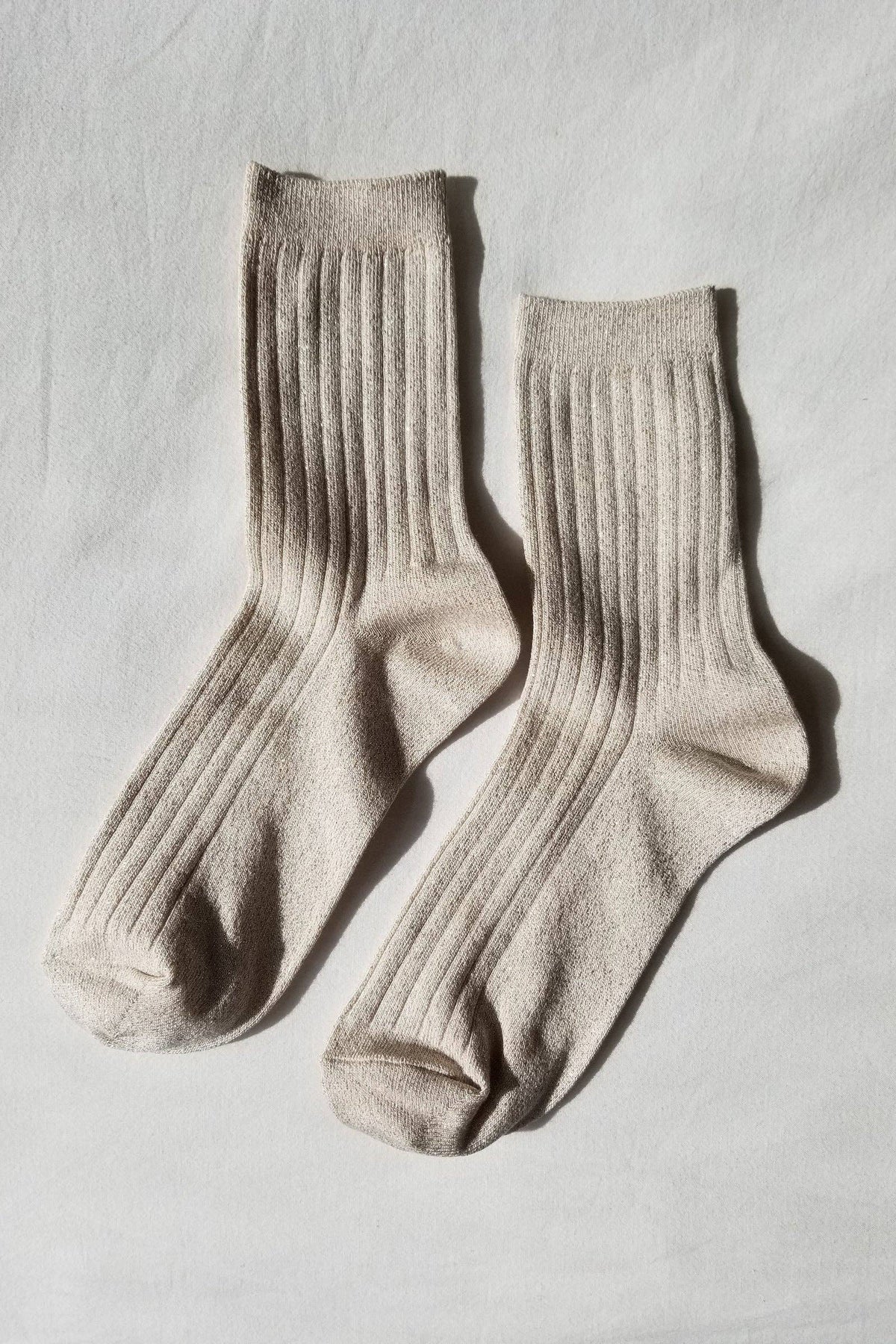 Her Socks - MODAL Lurex : Copper Black
