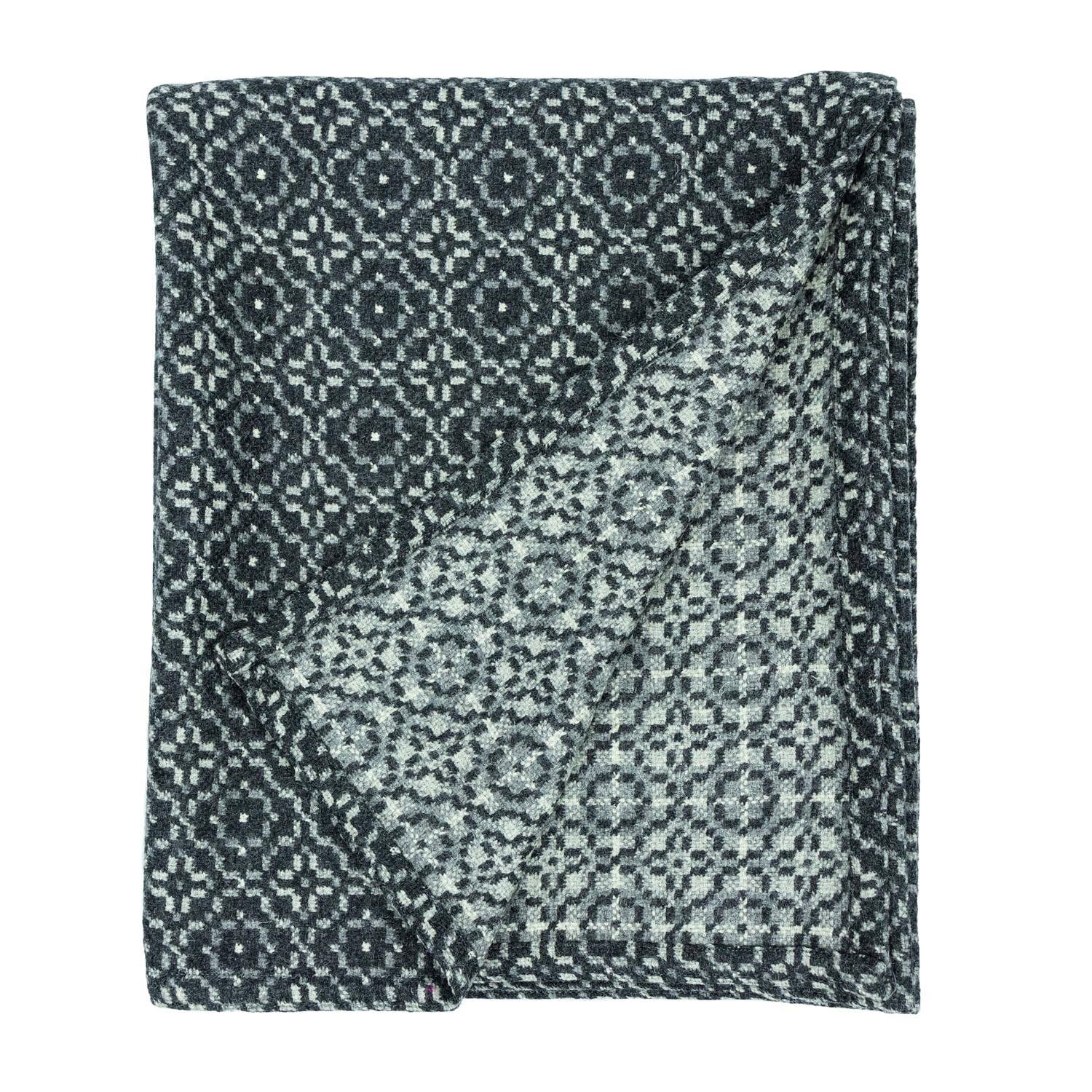 Vintage Rose Upholstery Throw: Bilberry / THROW