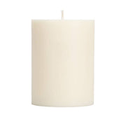 10cm Small SOLID Pearl White Pillar Candle: 6