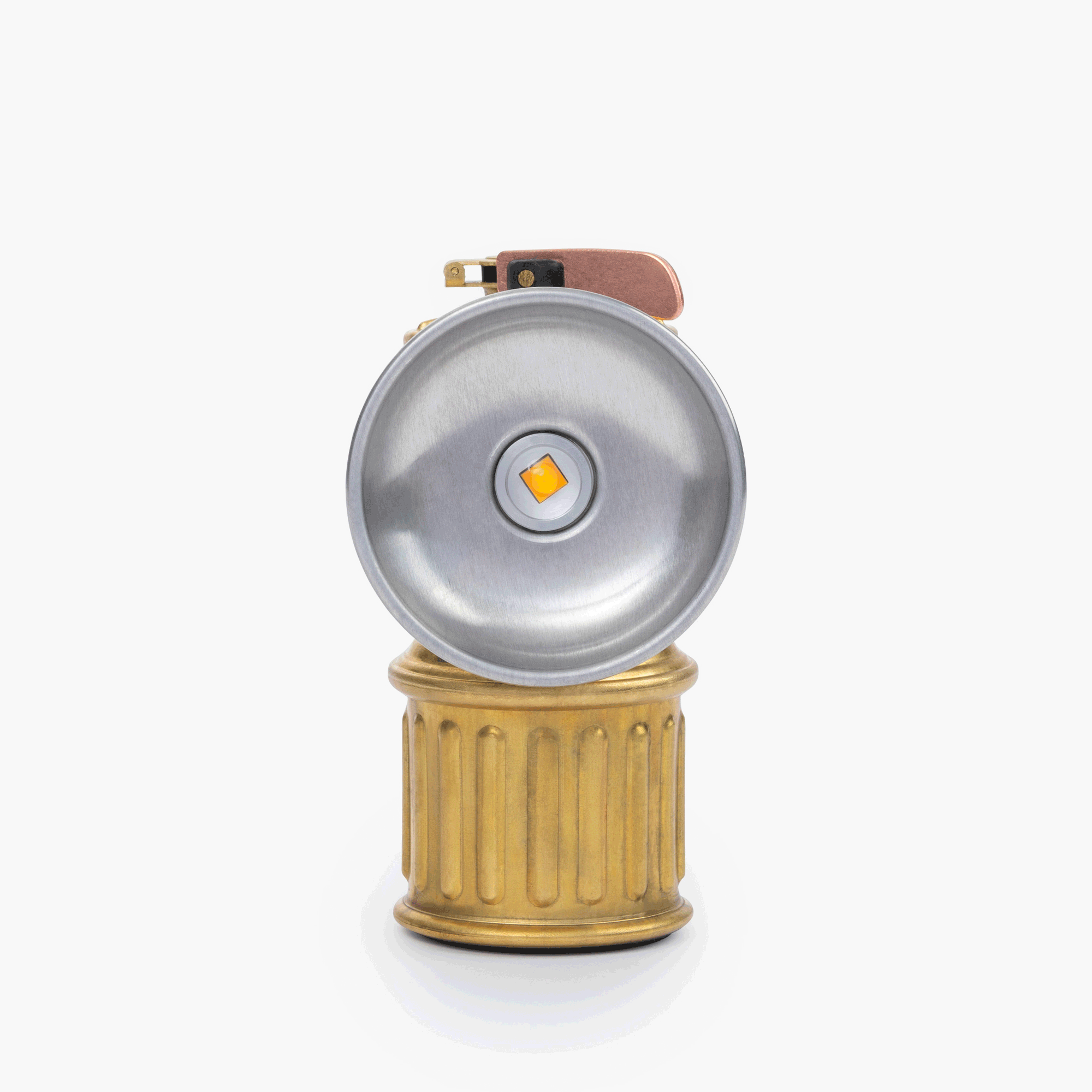 Miners Lantern: Brass