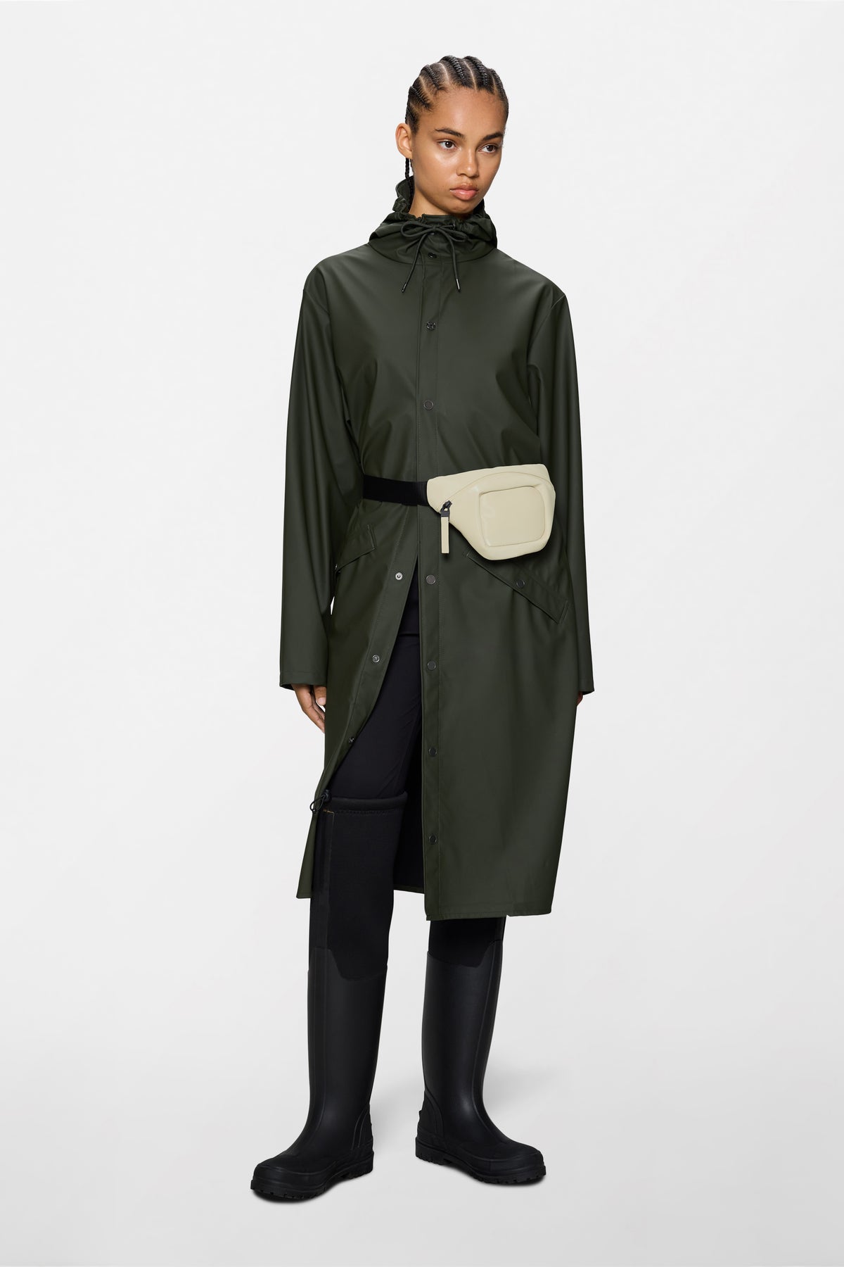 Longer Jacket W3 - Green Unisex