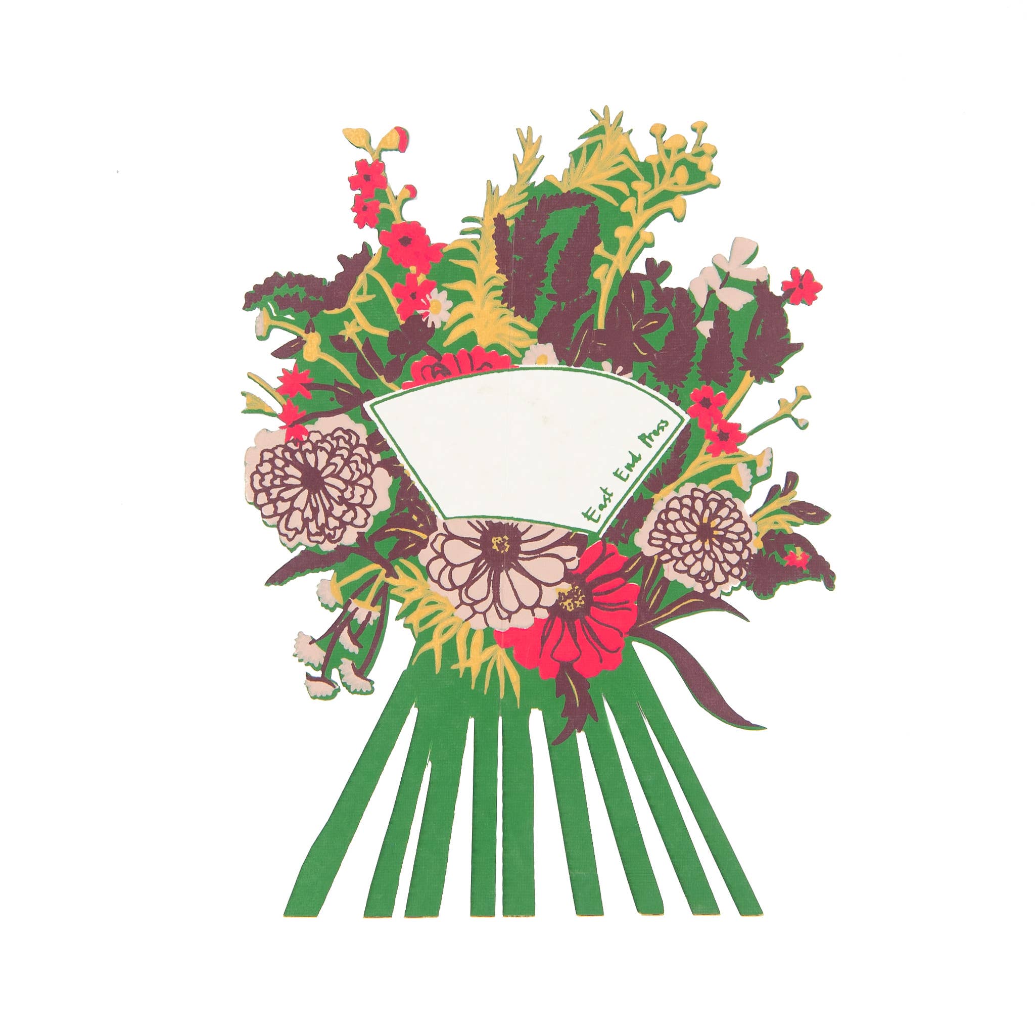 Marigold Green Greeting Card