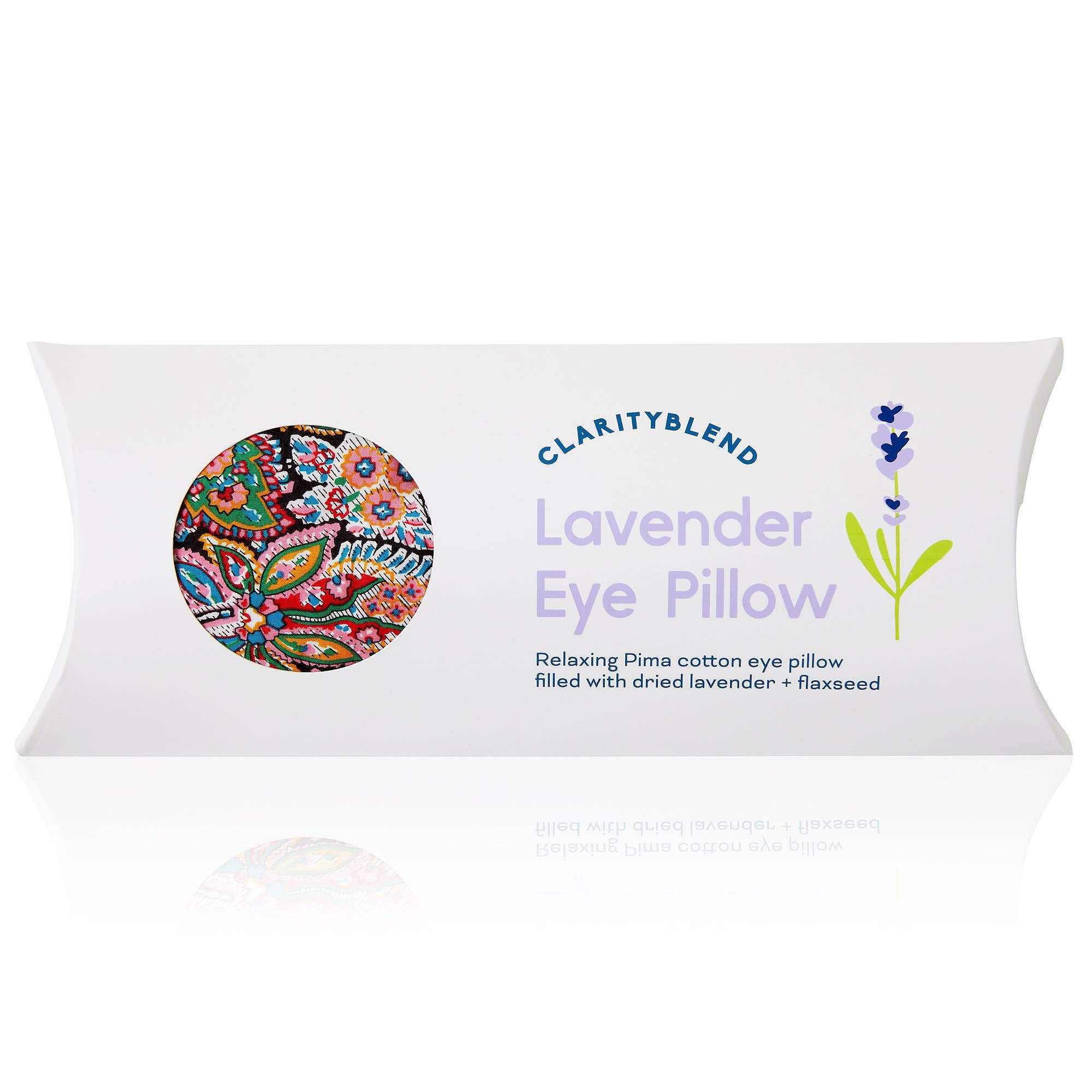 Relaxation Lavender Eye Pillow Red Paisley Pattern