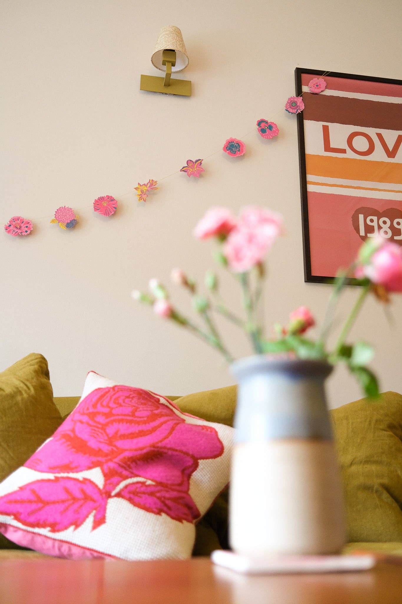 UK/EU: Summer Garden Sewn Garland
