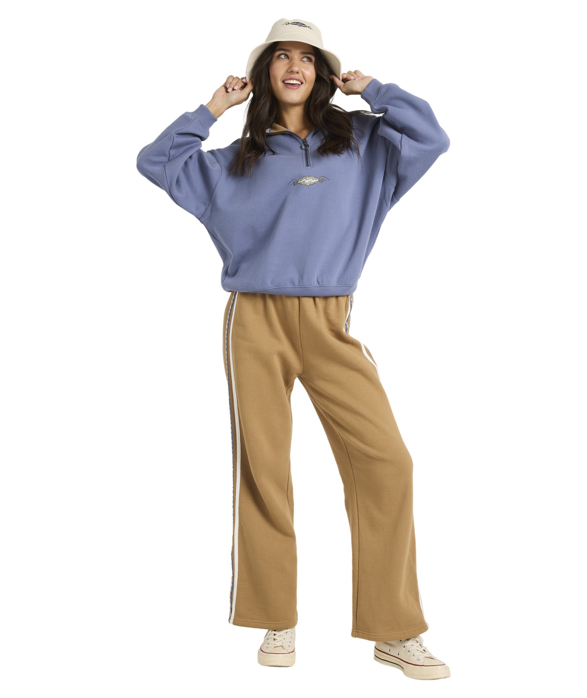 WAVE BREAK HALF ZIP CREW