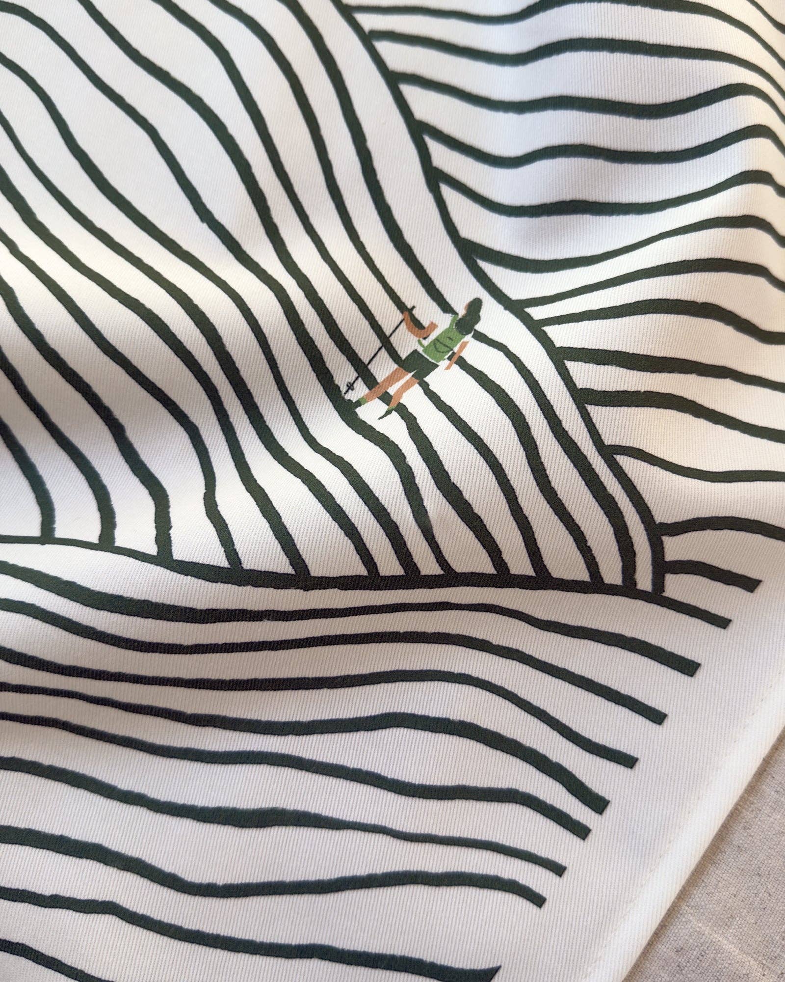 Walking Pattern Tea Towel