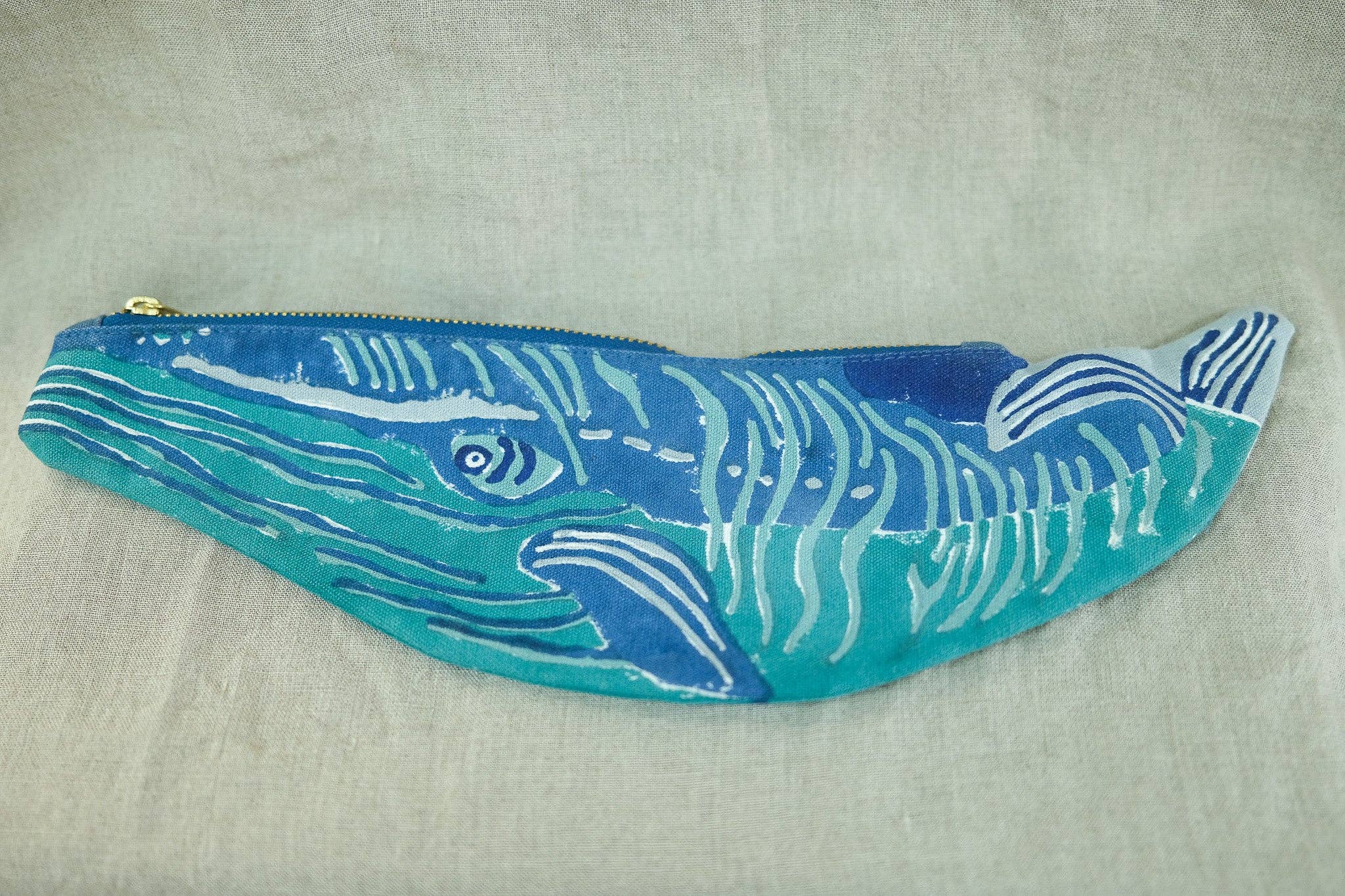 Whale Fabric Case