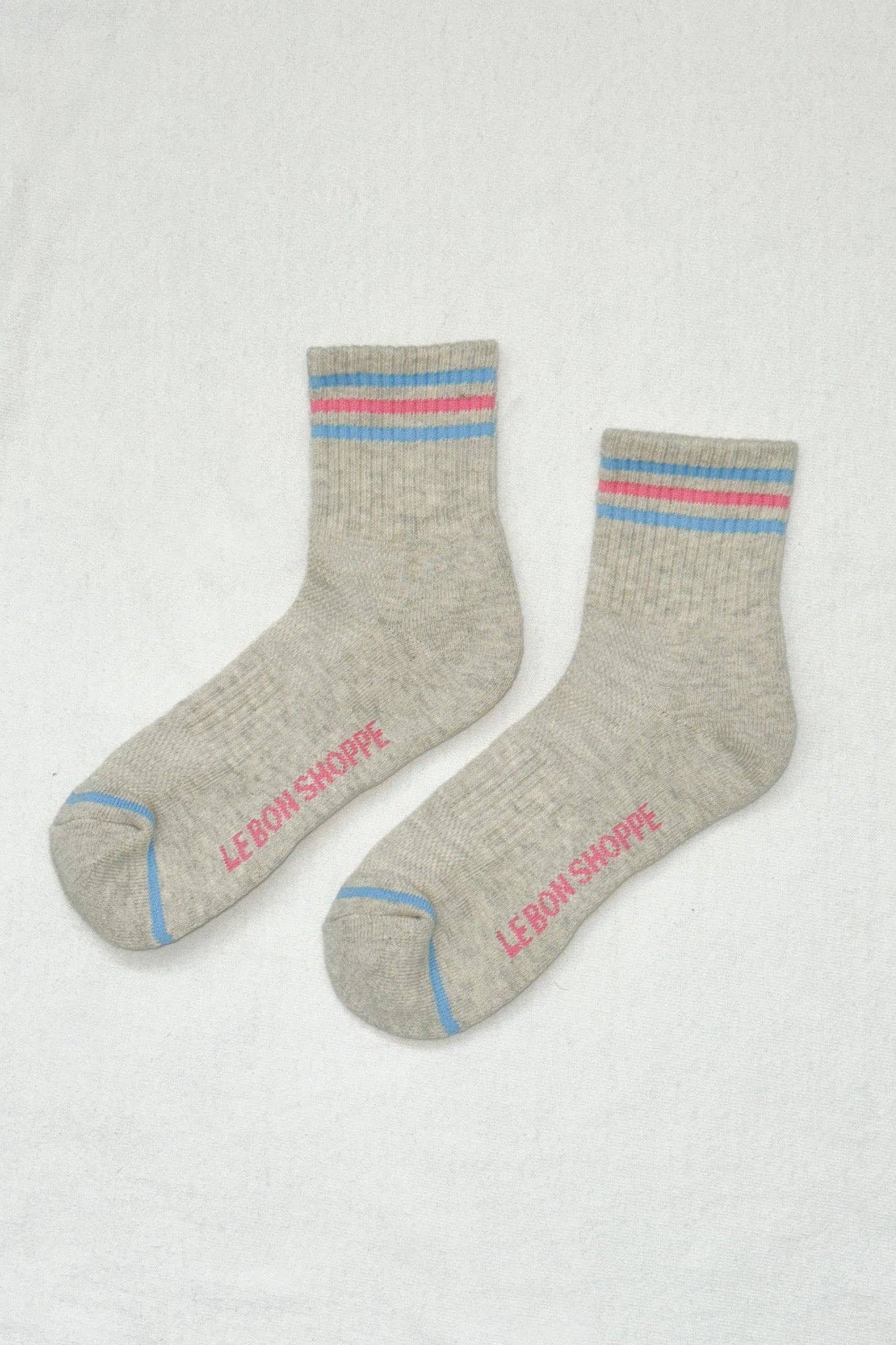 Girlfriend Socks: Egret
