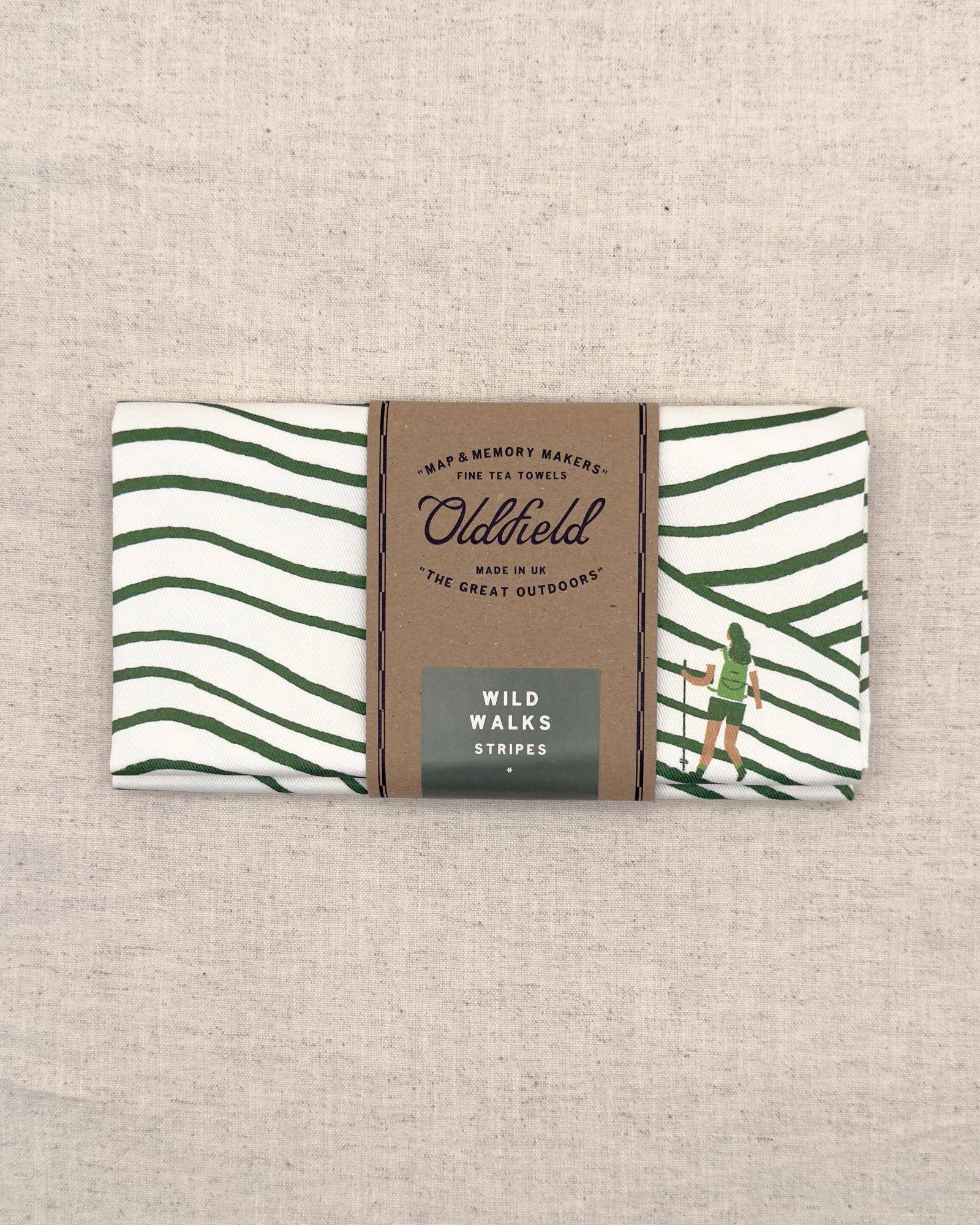 Walking Pattern Tea Towel