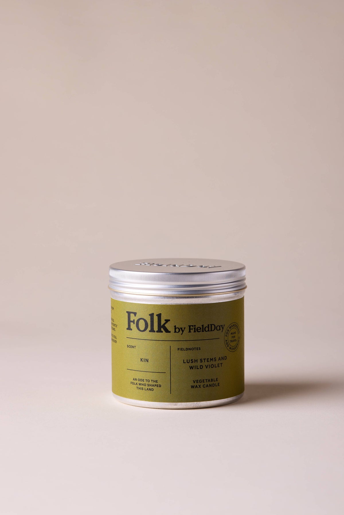 Kin Wax Kin Vegetable Wax Folk Tin Candle – The Point