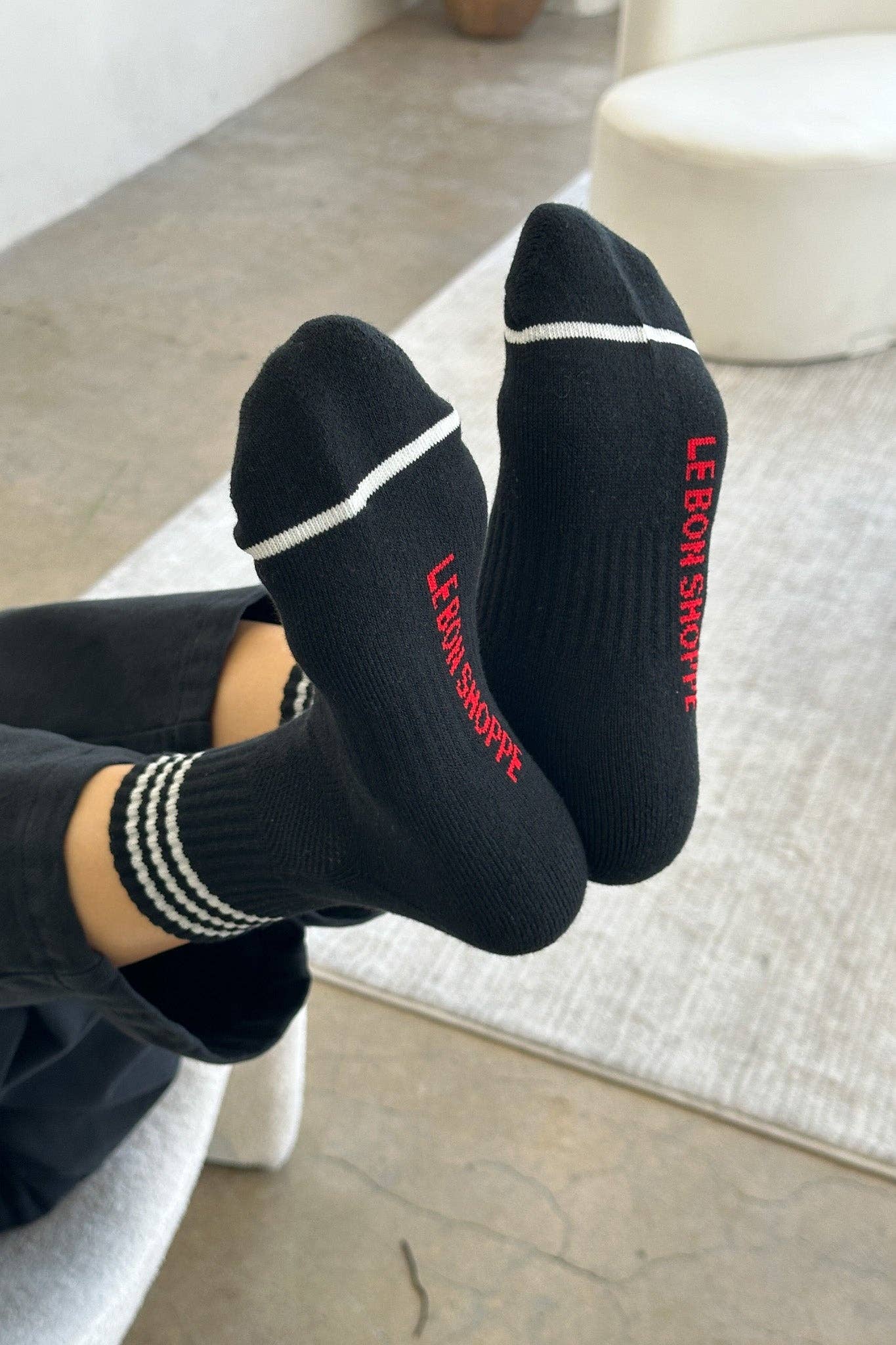 Girlfriend Socks: Indigo
