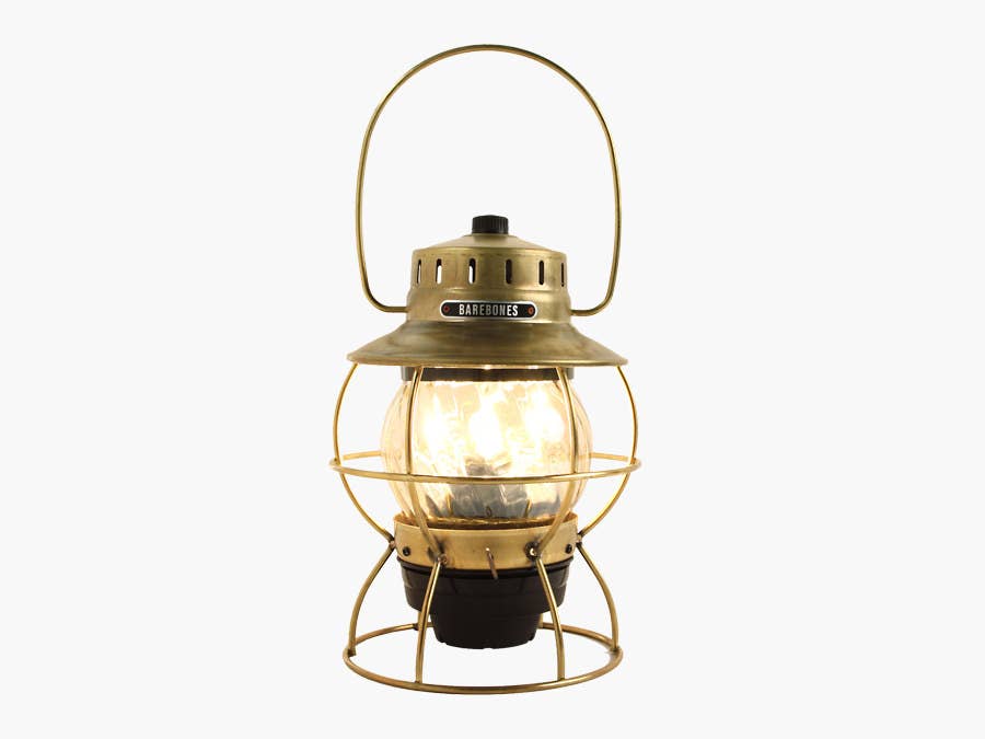 Railroad Lantern Industrial Brass
