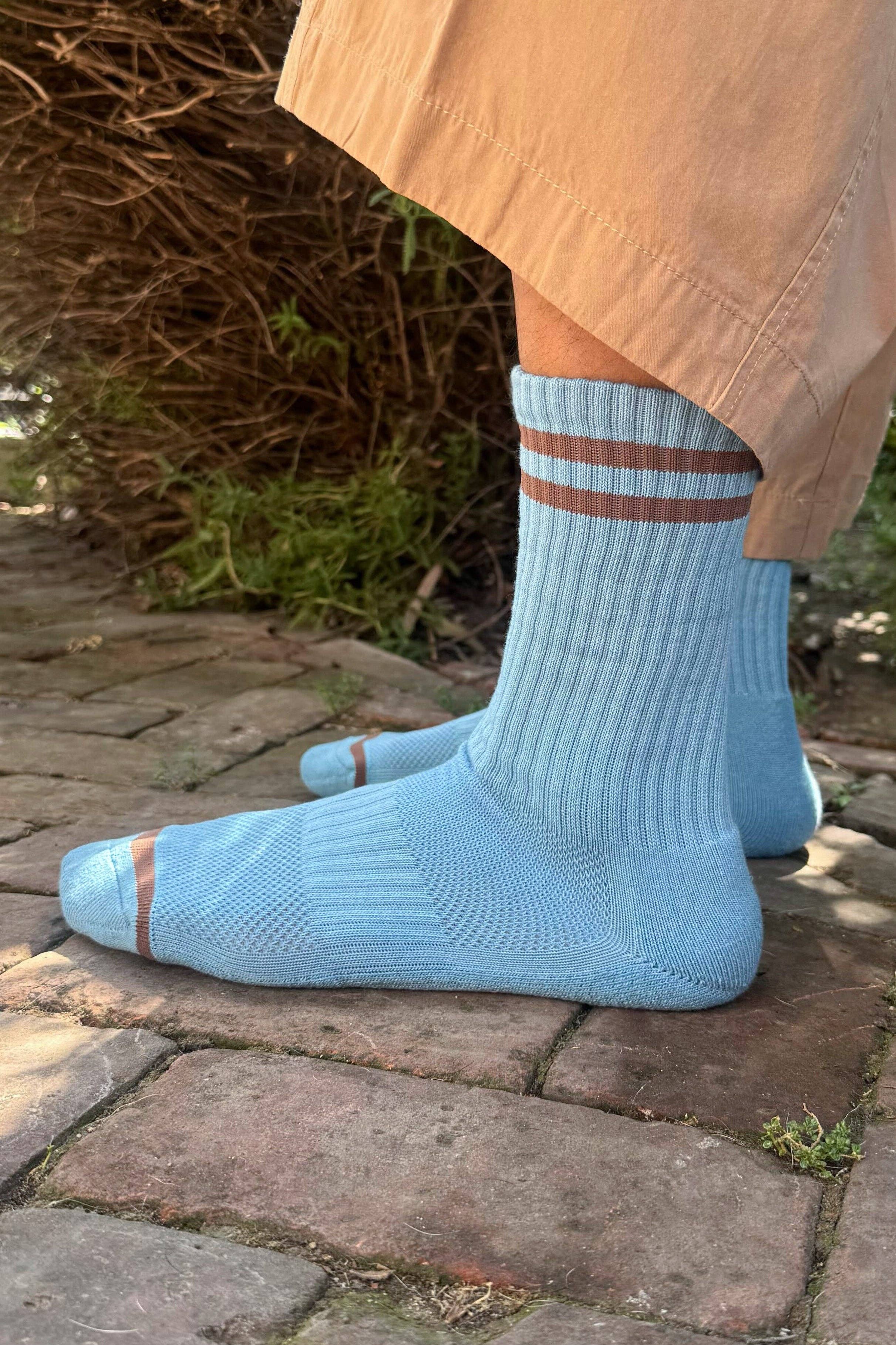 EXTENDED Boyfriend Socks: Classic White