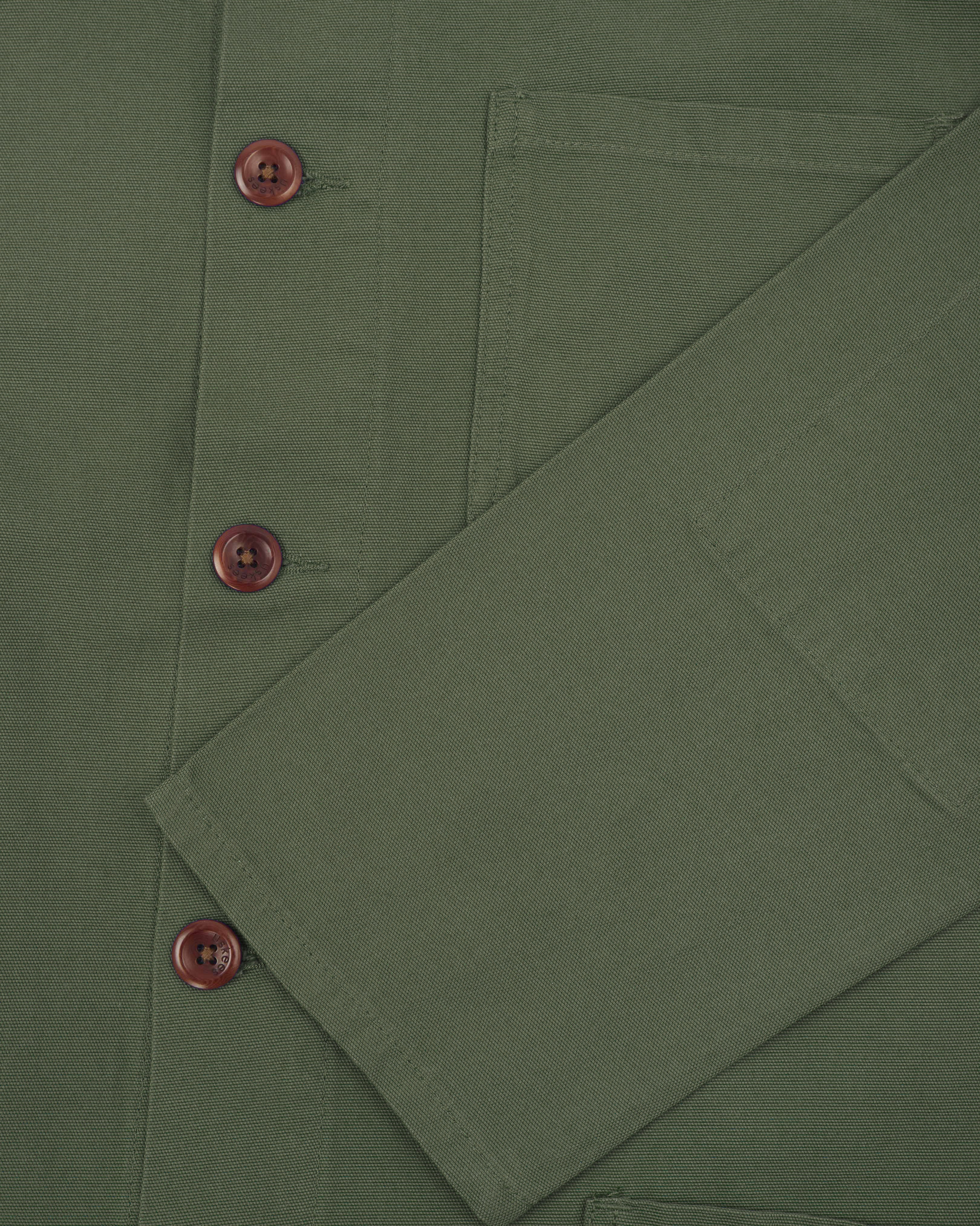 3001 Buttoned Overshirt - Corriander