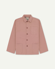 3001 Buttoned Overshirt - Dusky Pink