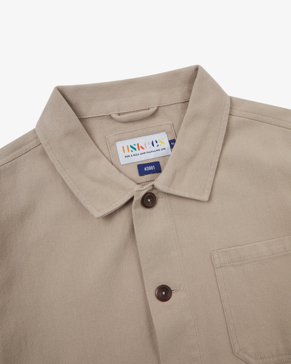 3001 Drill Overshirt - Oatmeal