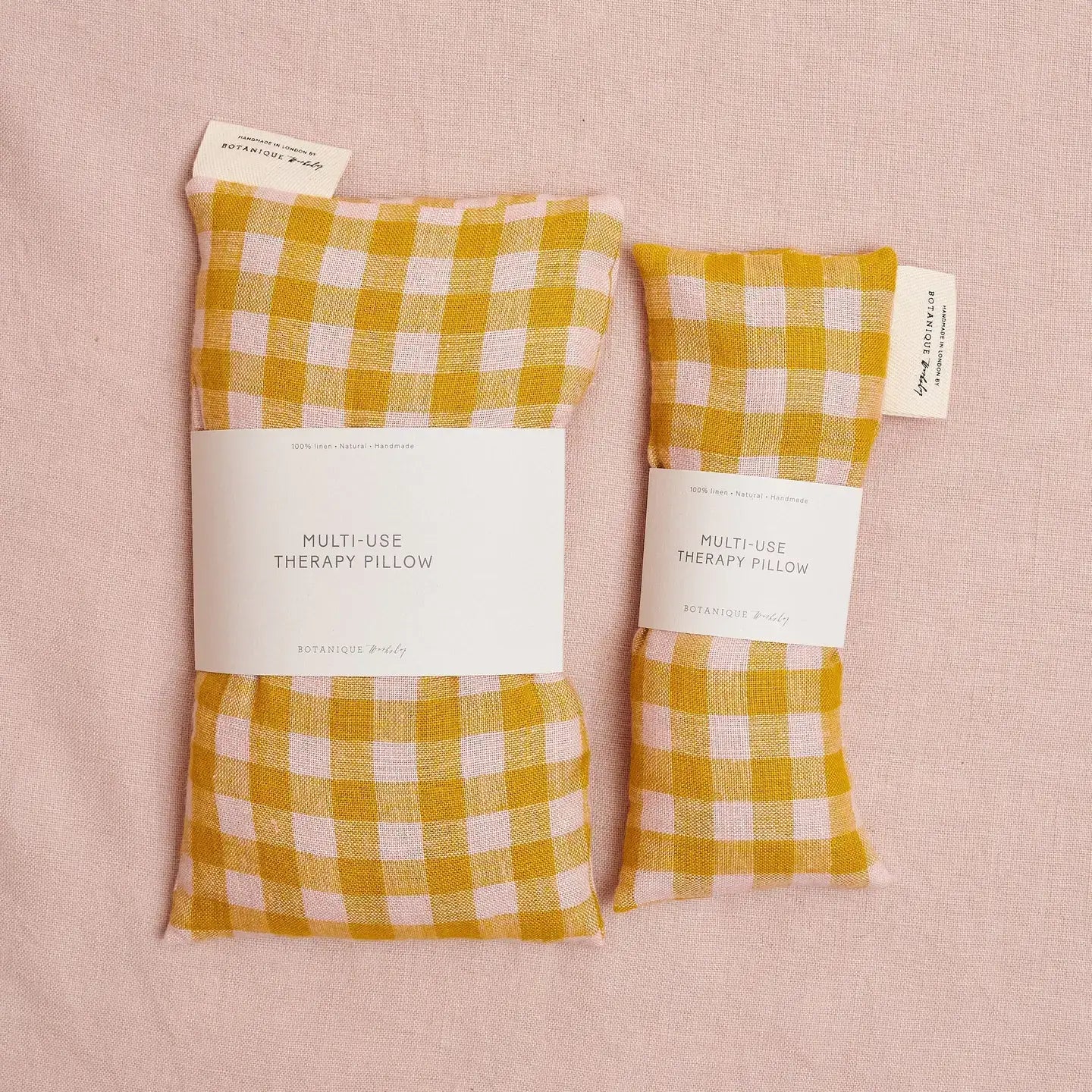 Multi-Use Lavender Eye Pillow | Linen Wes Gingham
