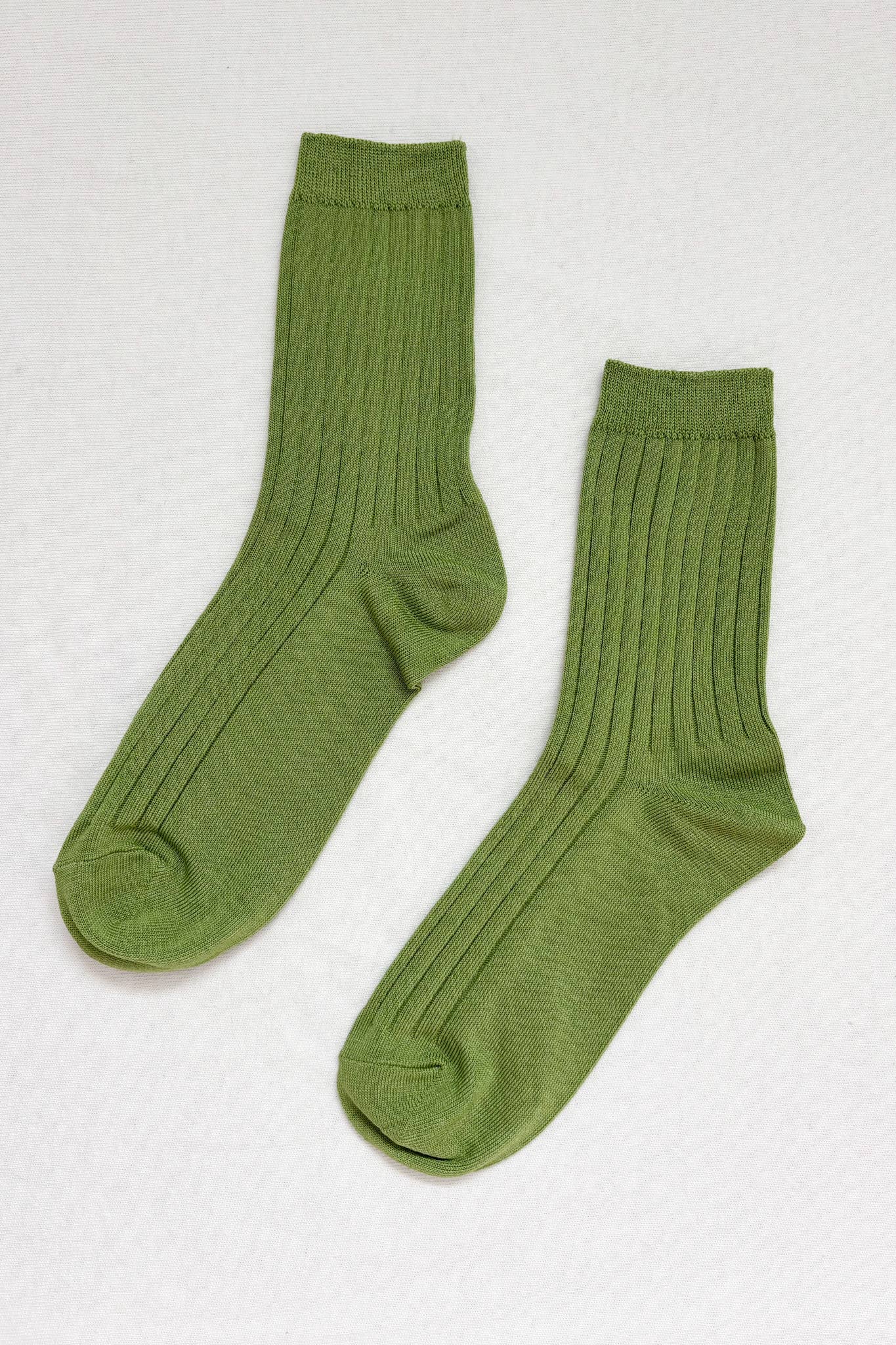 Her Socks - Mercerized Combed Cotton Rib: Peacock