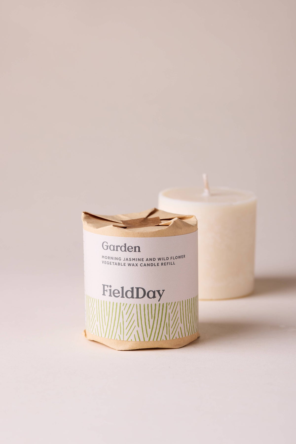 Garden Classic Vegetable Wax Stoneware Candle Refill