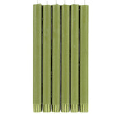 Olive Green Eco Dinner Candles - Each