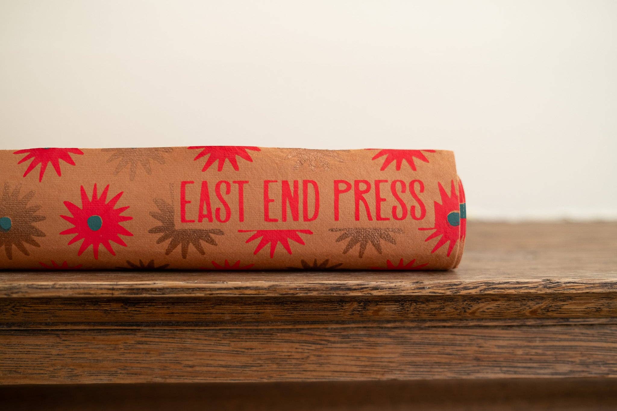 Festive Gift Wrap: Copper Bloom