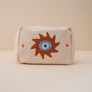 Corduroy Makeup Bag in Seashell