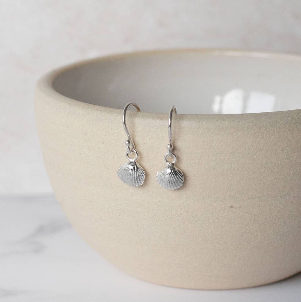 Sterling Silver Shell Earring