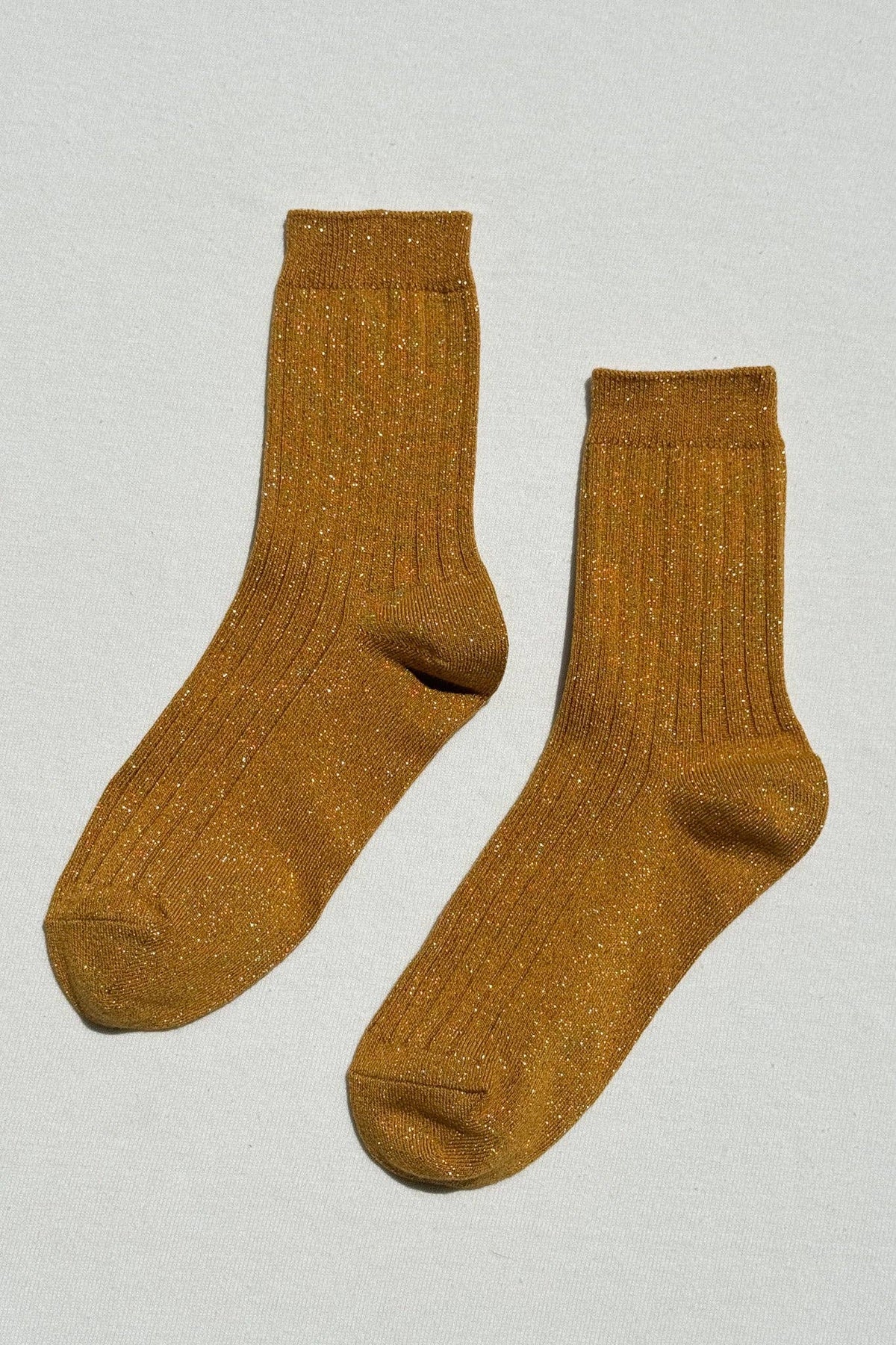 Her Socks - MODAL Lurex : Copper Black