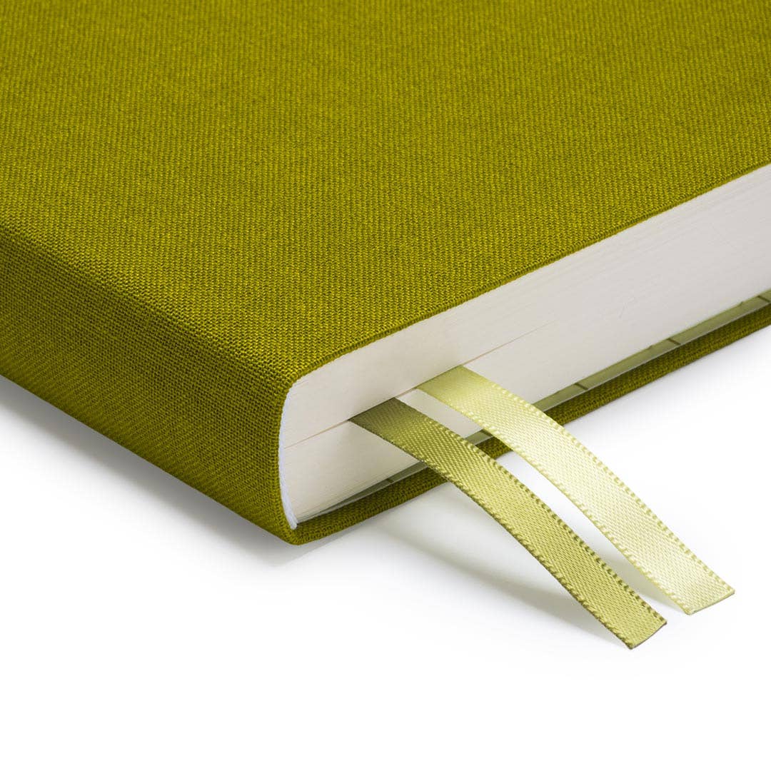 Olive Green Fabric Daily Planner (A5) (12776)