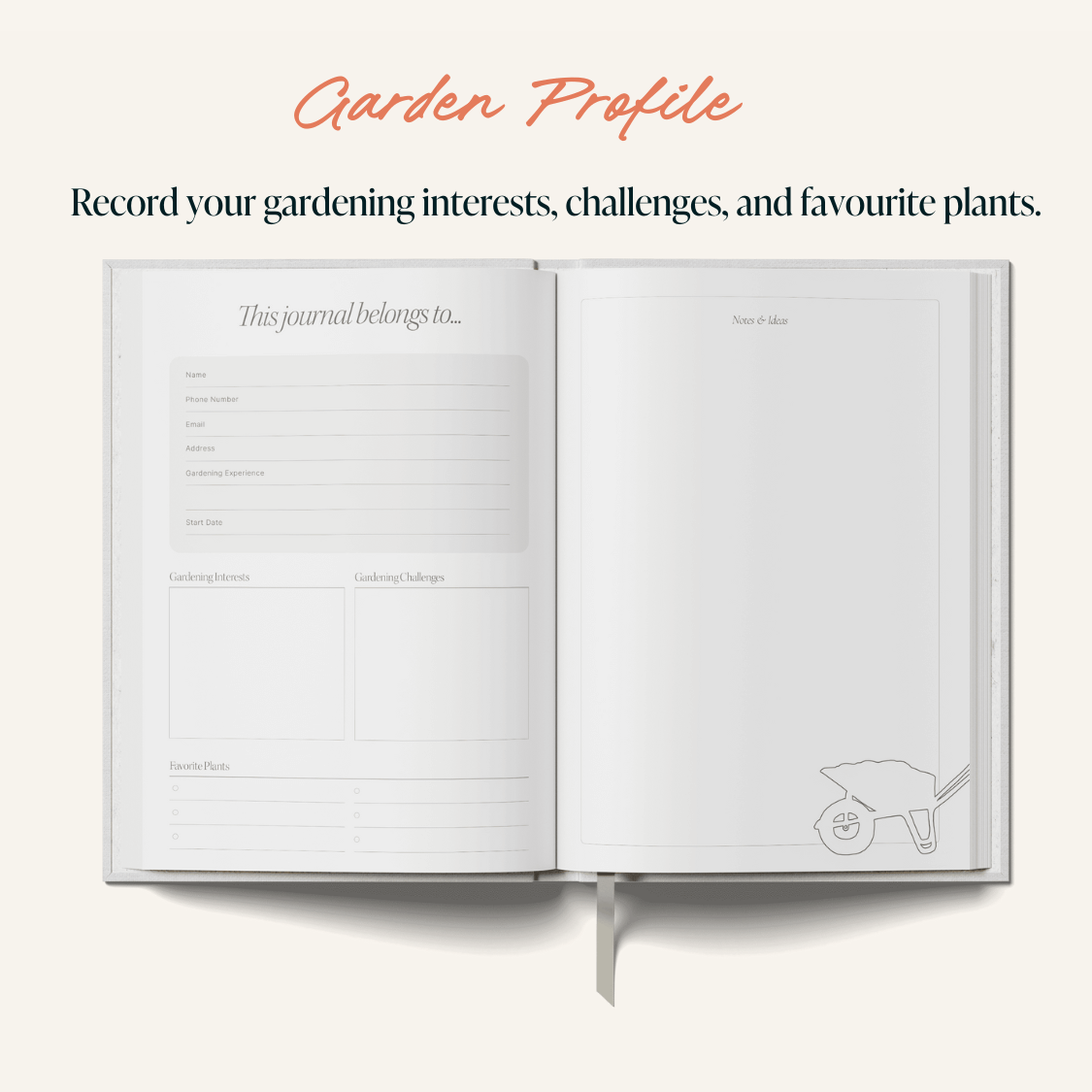 Gardening Journal (A5) - Garden Green