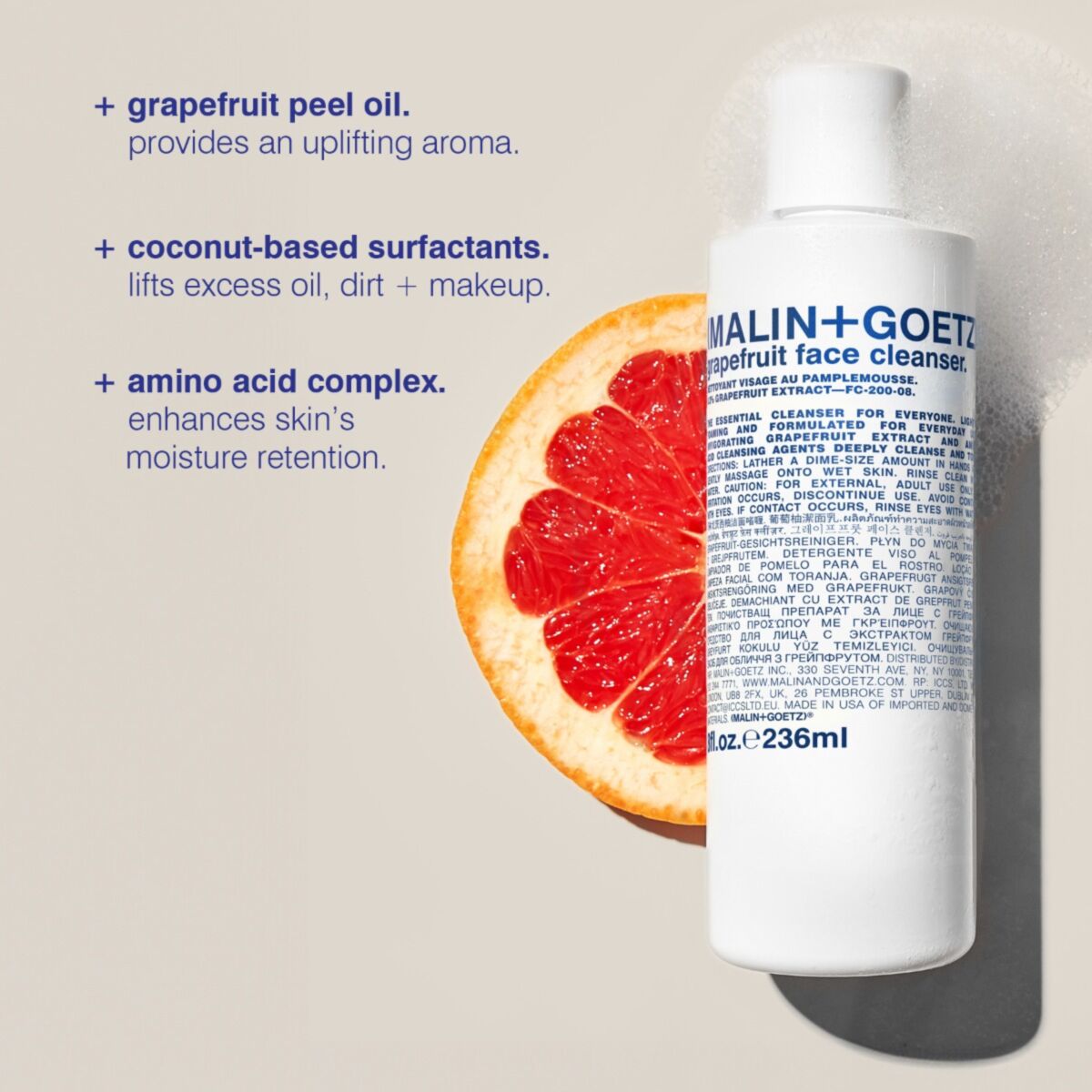 GRAPEFRUIT FACE CLEANSER 8FL.OZ