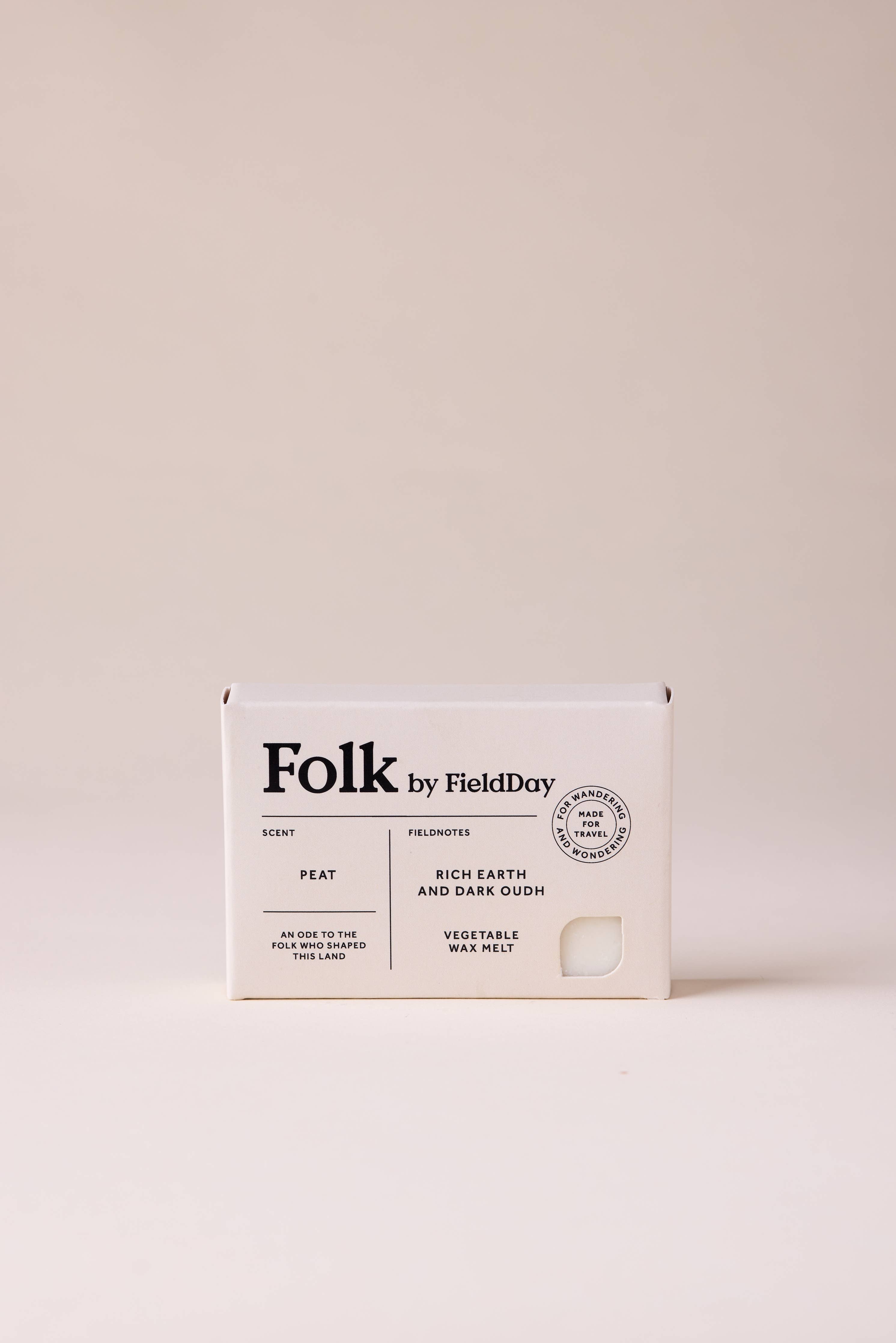 Peat Vegetable Wax Folk Wax Melt